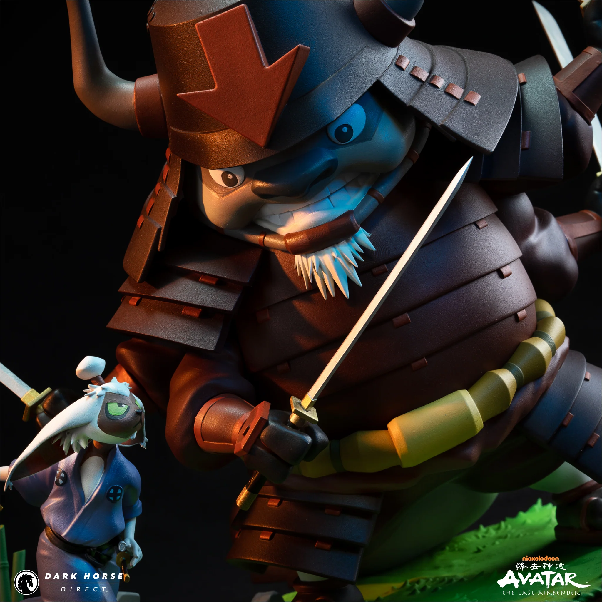 Avatar: The Last Airbender - Samurai Appa vs Ronin Momo Statue - Image 10