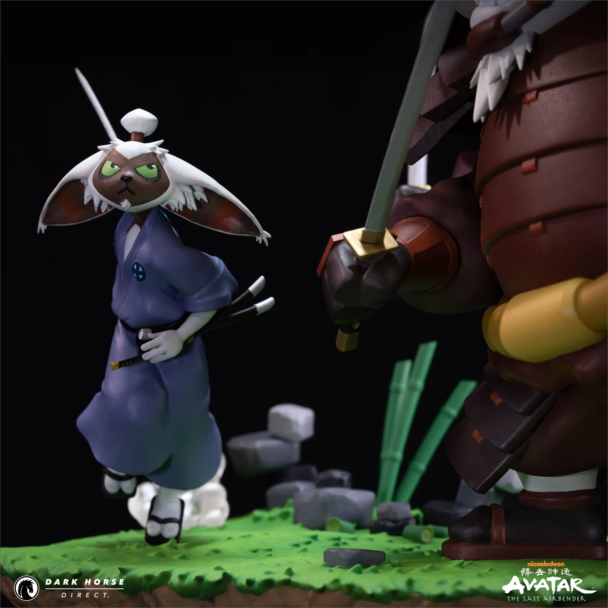 Avatar: The Last Airbender - Samurai Appa vs Ronin Momo Statue - Image 11