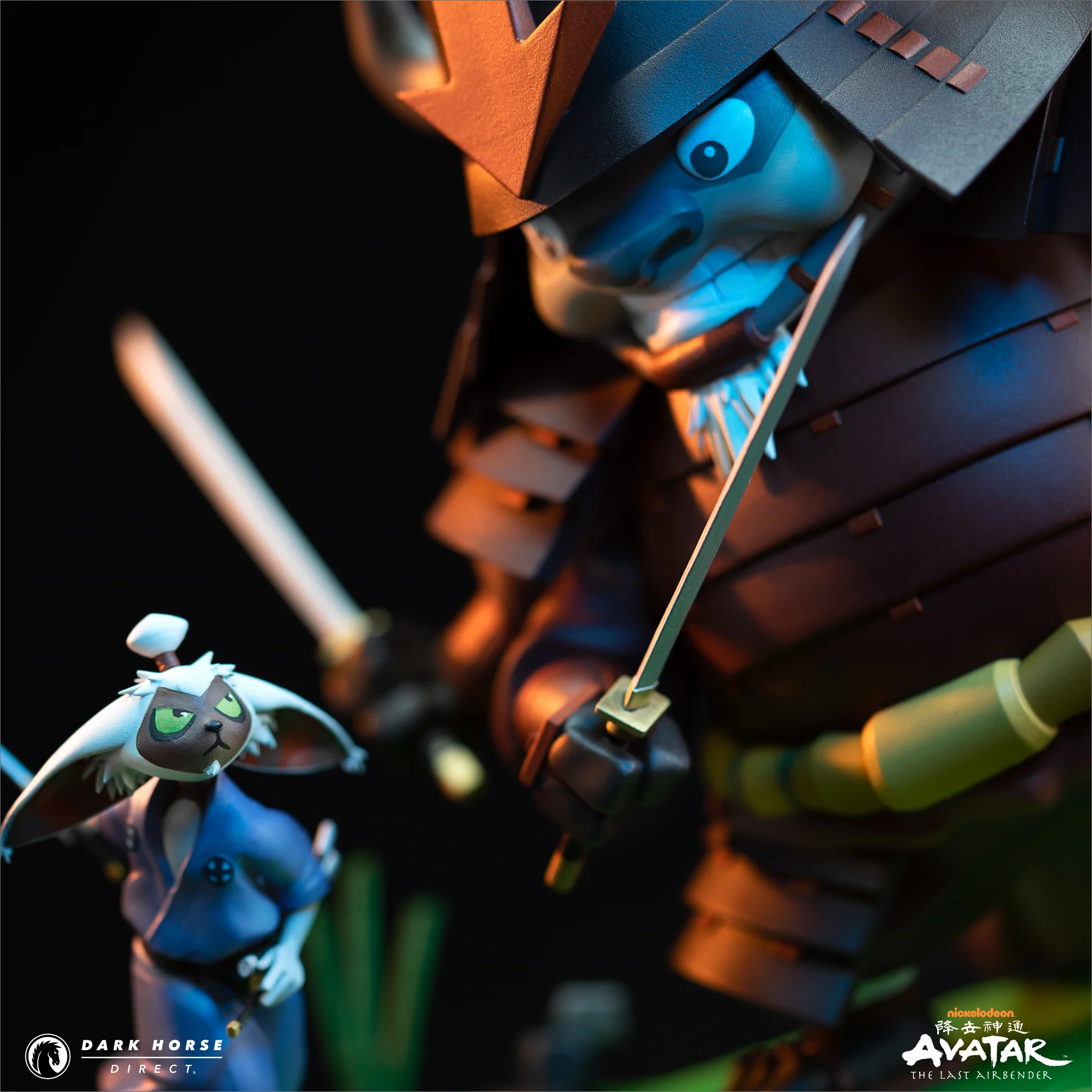 Avatar: The Last Airbender - Samurai Appa vs Ronin Momo Statue - Image 12