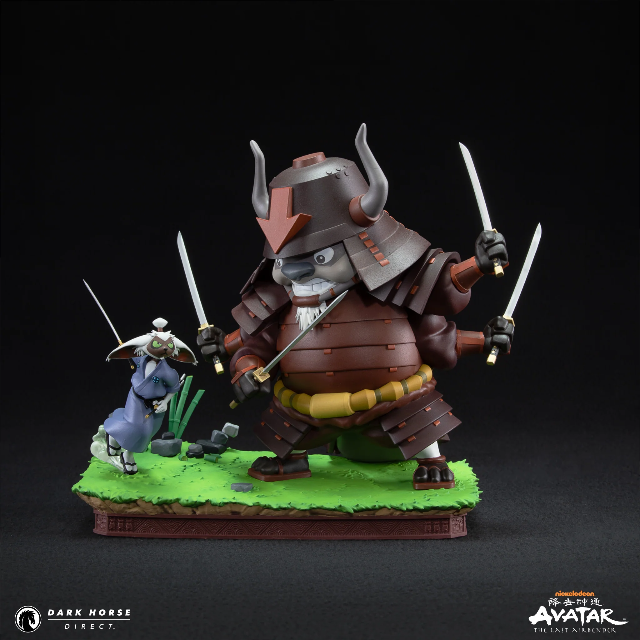 Avatar: The Last Airbender - Samurai Appa vs Ronin Momo Statue - Image 4