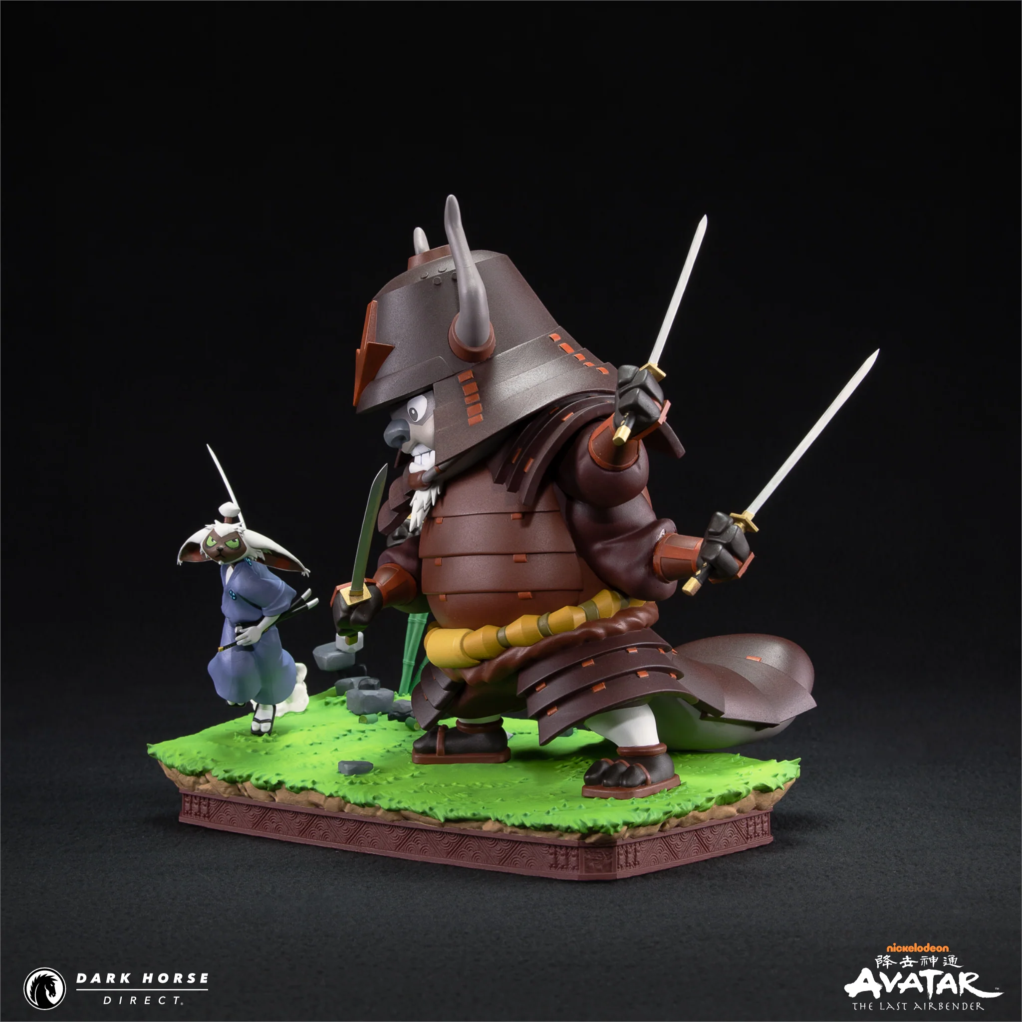 Avatar: The Last Airbender - Samurai Appa vs Ronin Momo Statue - Image 5