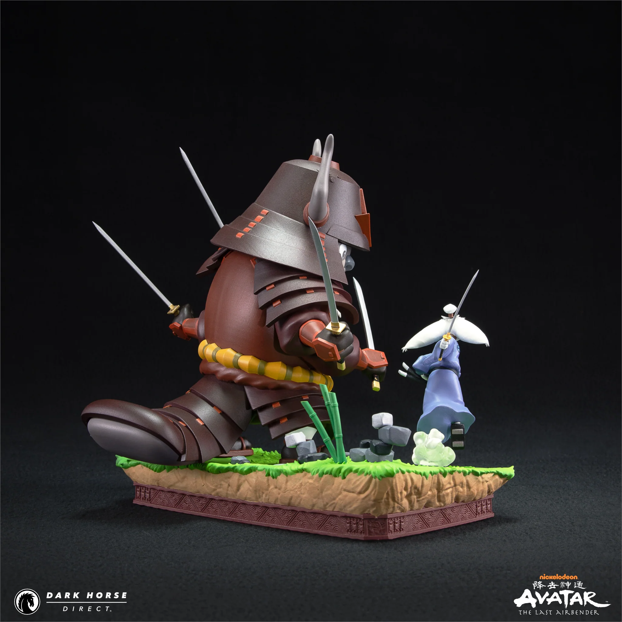 Avatar: The Last Airbender - Samurai Appa vs Ronin Momo Statue - Image 8