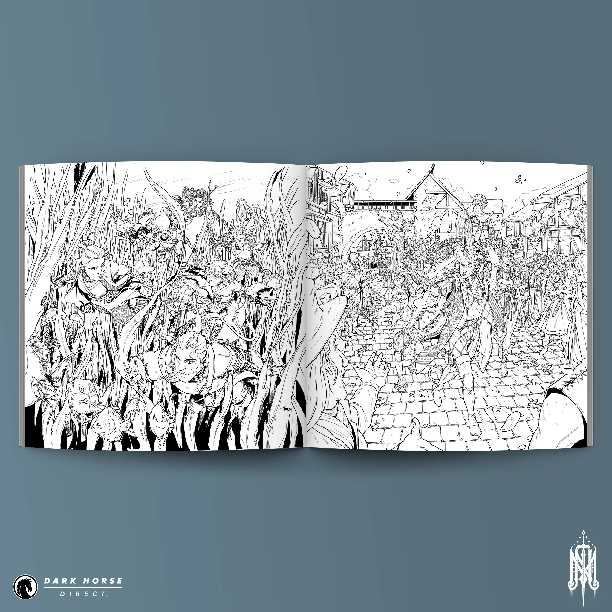 Critical Role: The Mighty Nein Coloring Book TPB - Image 3