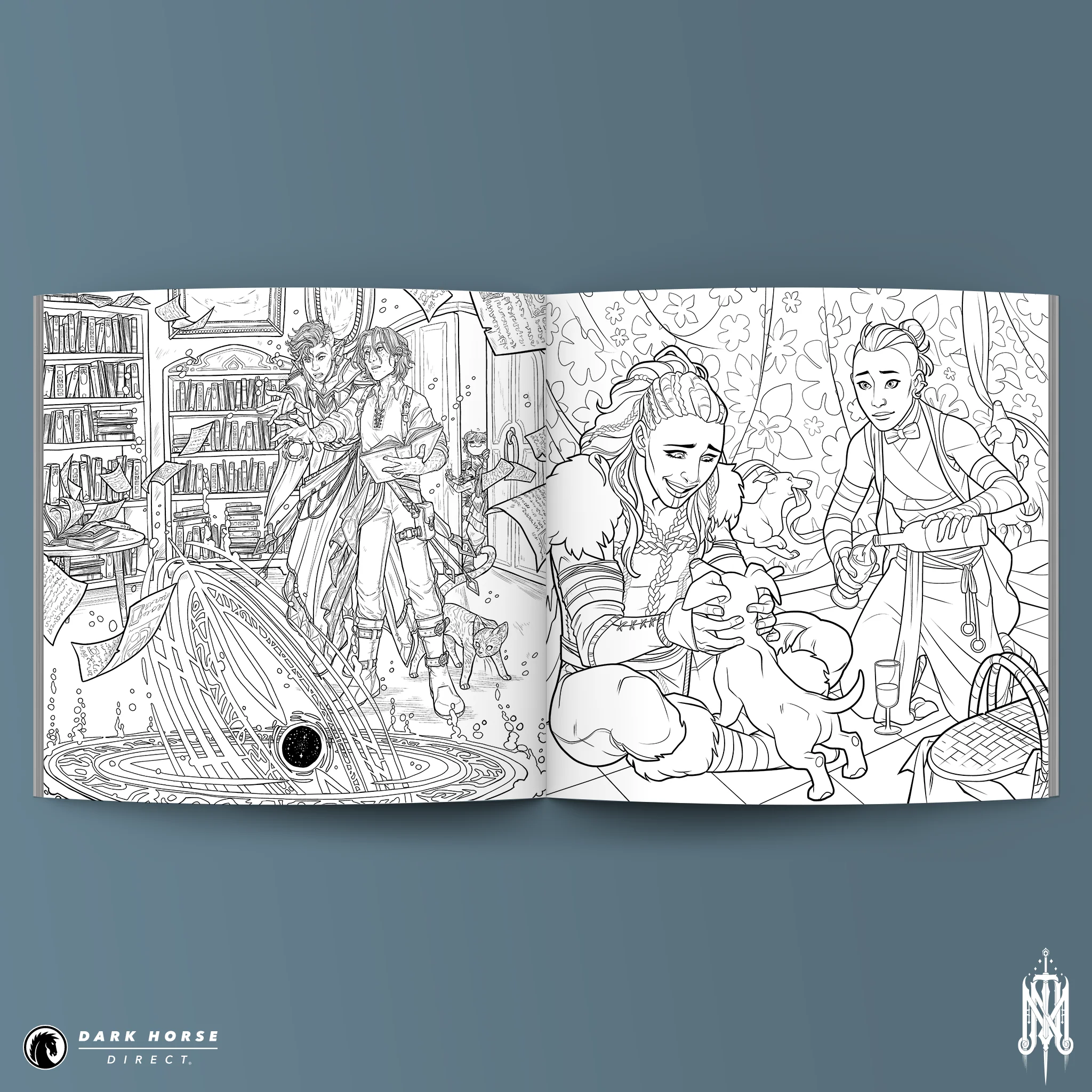Critical Role: The Mighty Nein Coloring Book TPB - Image 4
