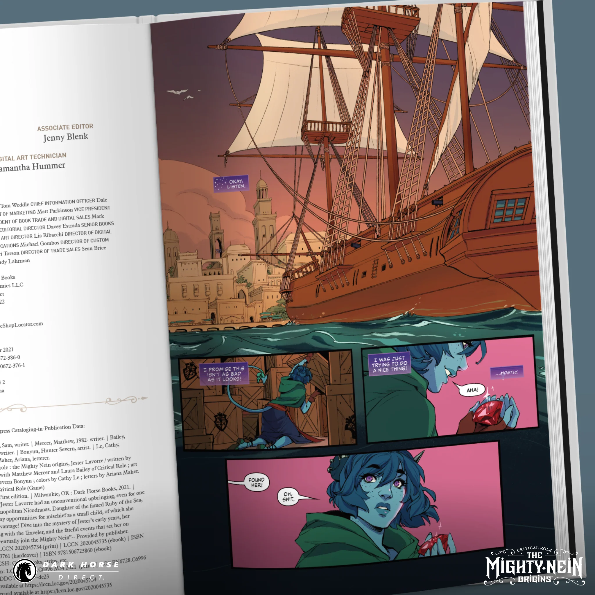 Critical Role: The Mighty Nein Origins--Jester HC - Image 2