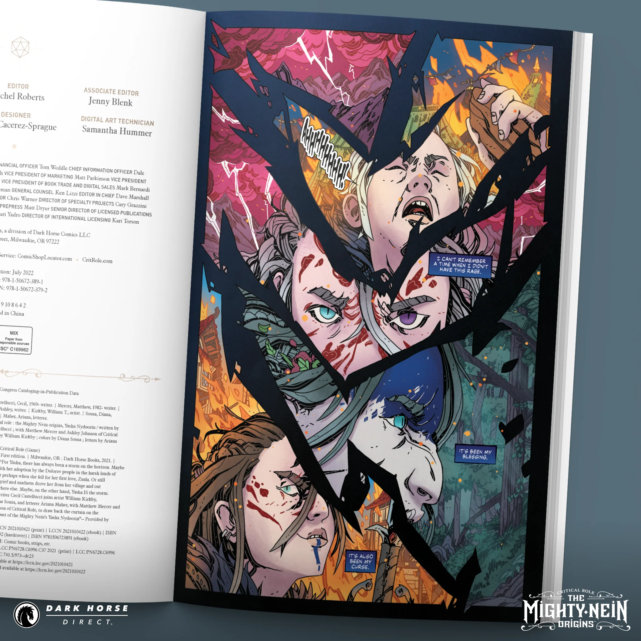 Critical Role: The Mighty Nein Origins--Yasha HC - Image 2