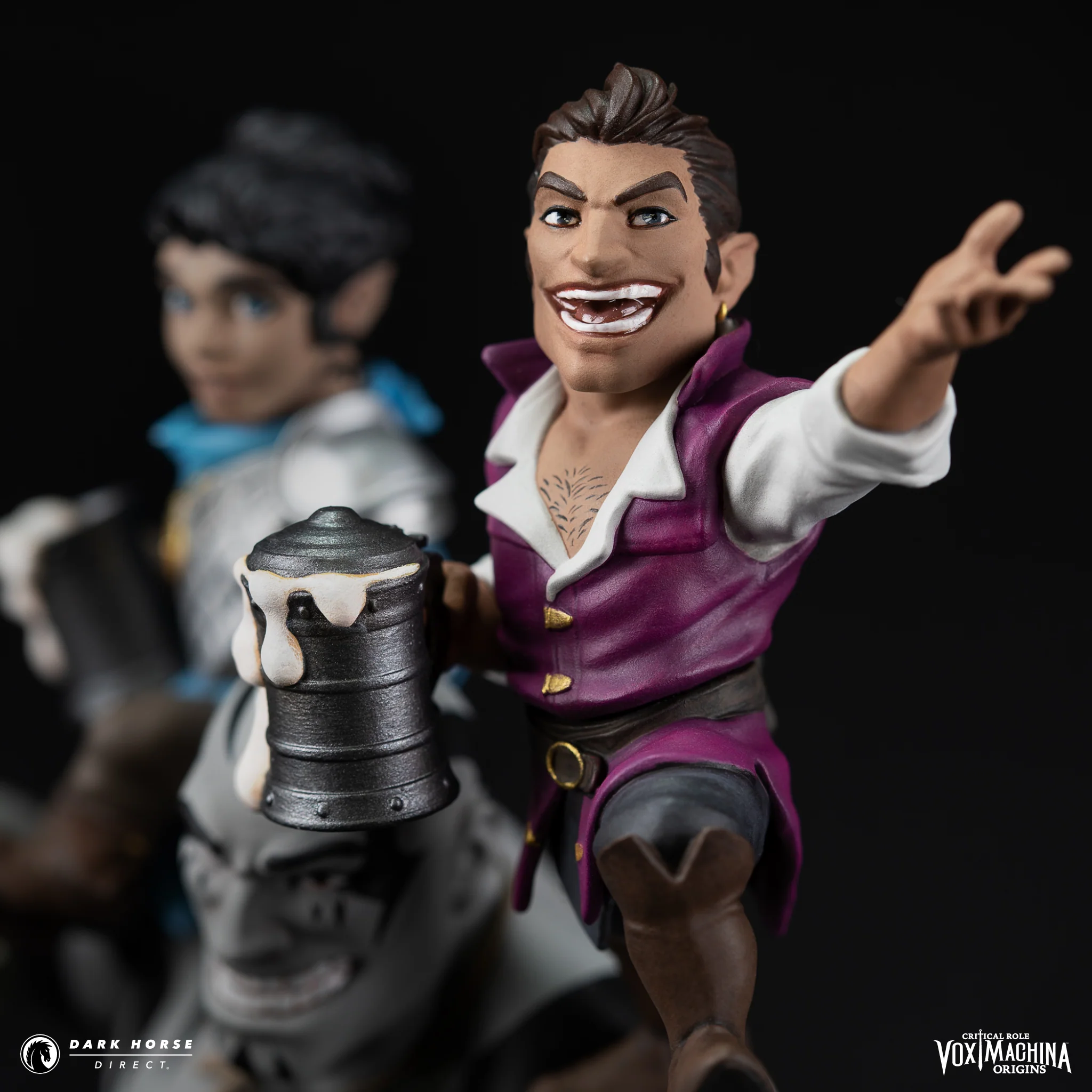 Critical Role: Vox Machina Origins - Grog Strongjaw, Pike Trickfoot, and Scanlan Shorthalt Bust - Image 10