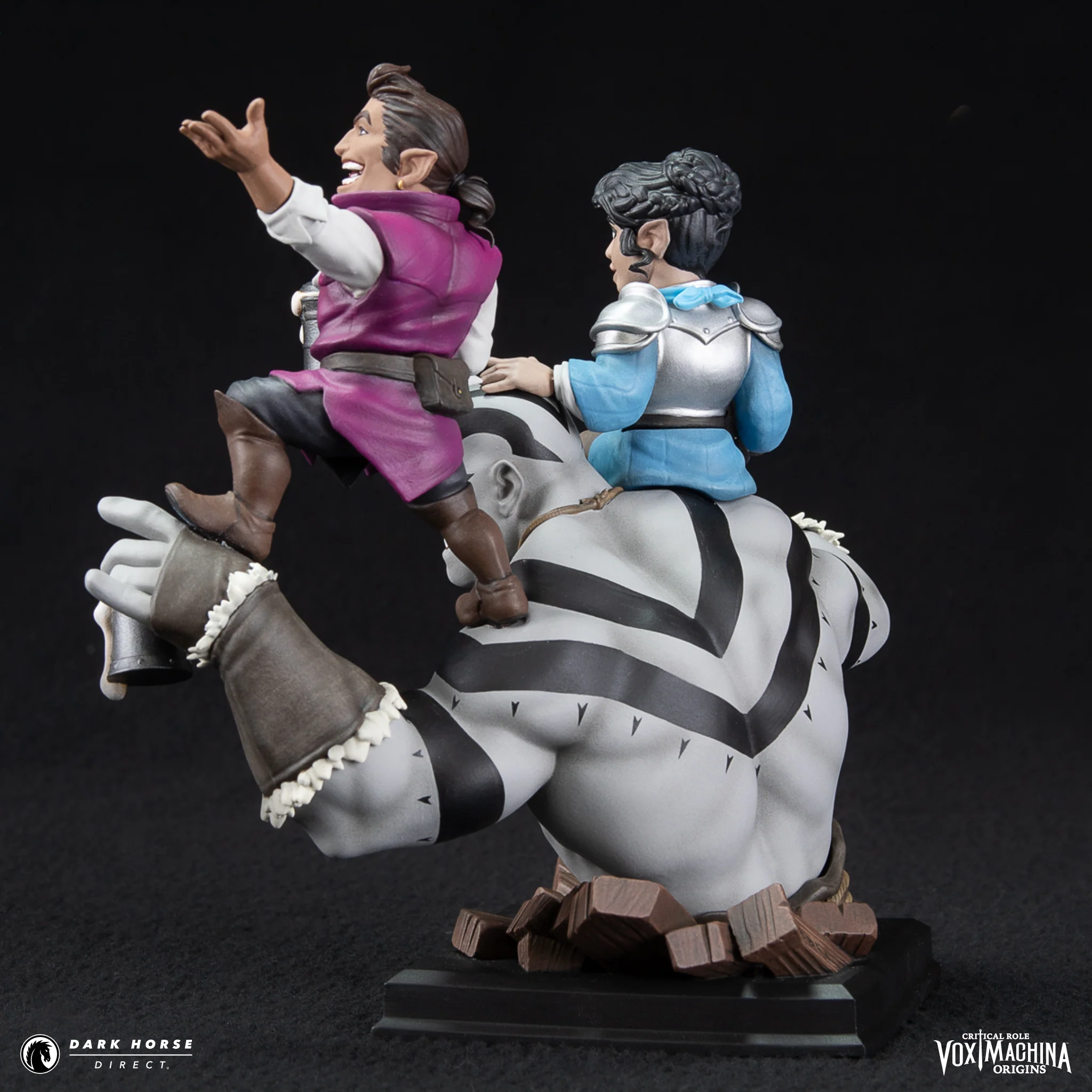 Critical Role: Vox Machina Origins - Grog Strongjaw, Pike Trickfoot, and Scanlan Shorthalt Bust - Image 4
