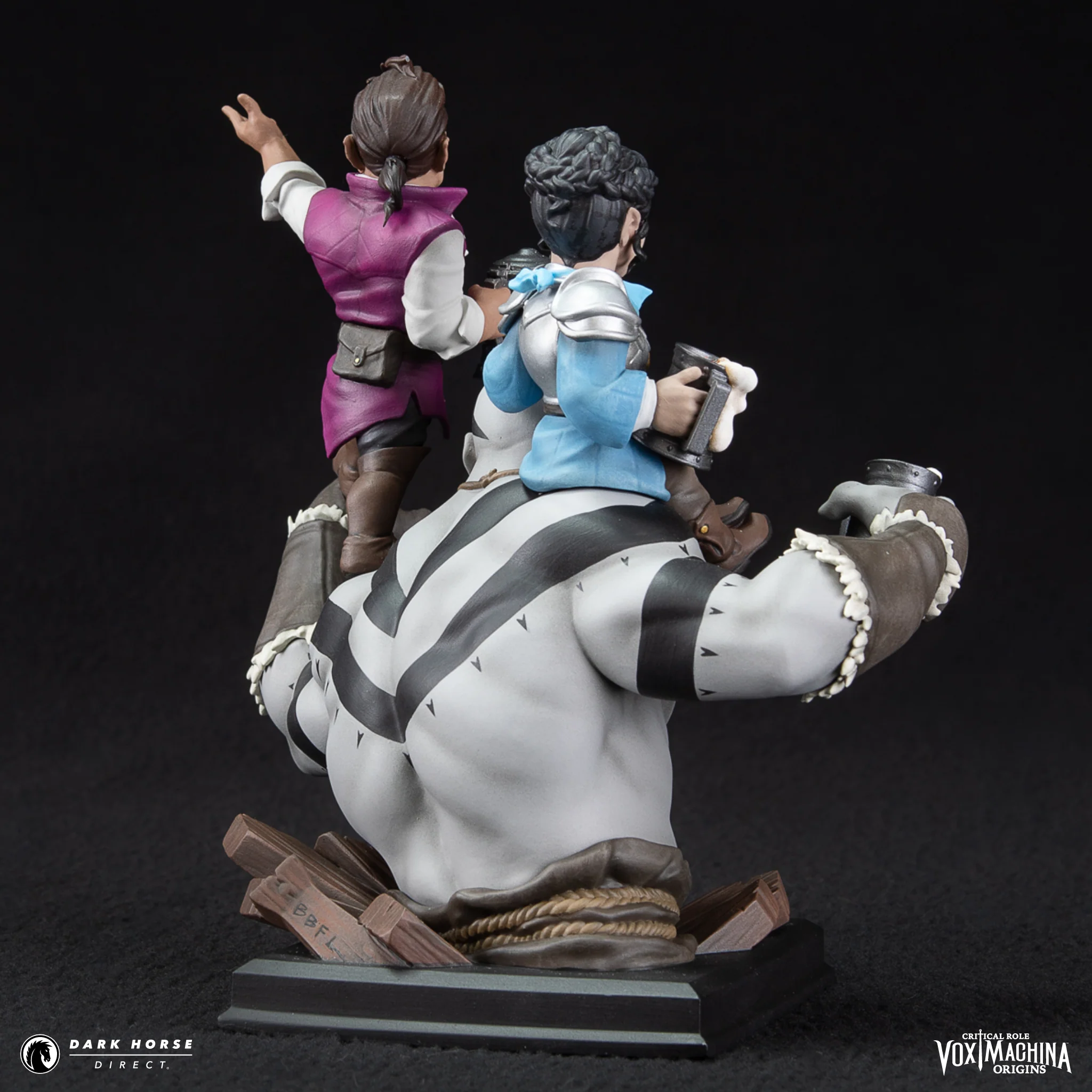 Critical Role: Vox Machina Origins - Grog Strongjaw, Pike Trickfoot, and Scanlan Shorthalt Bust - Image 5