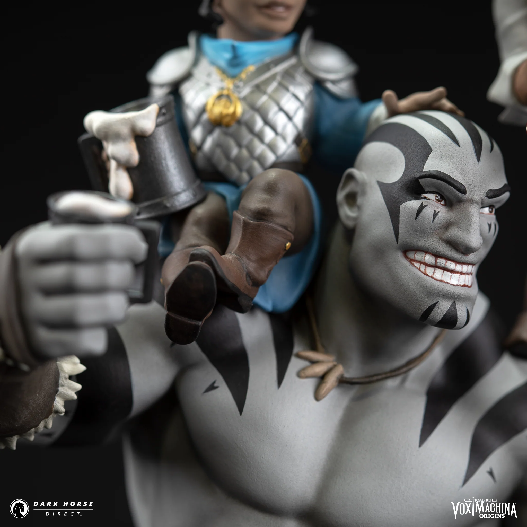 Critical Role: Vox Machina Origins - Grog Strongjaw, Pike Trickfoot, and Scanlan Shorthalt Bust - Image 8