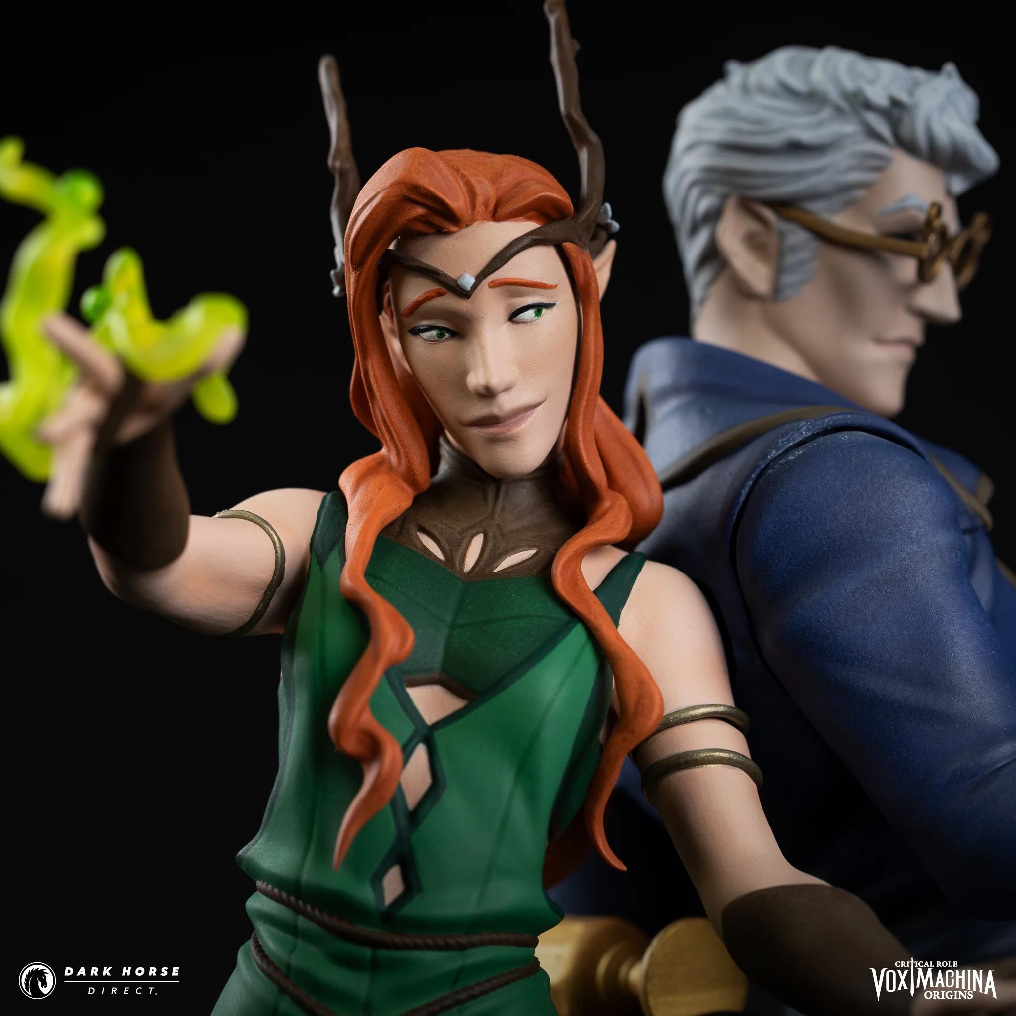 Critical Role: Vox Machina Origins - Keyleth and Percival Fredrickstein von Musel Klossowski de Rolo III Bust - Image 10
