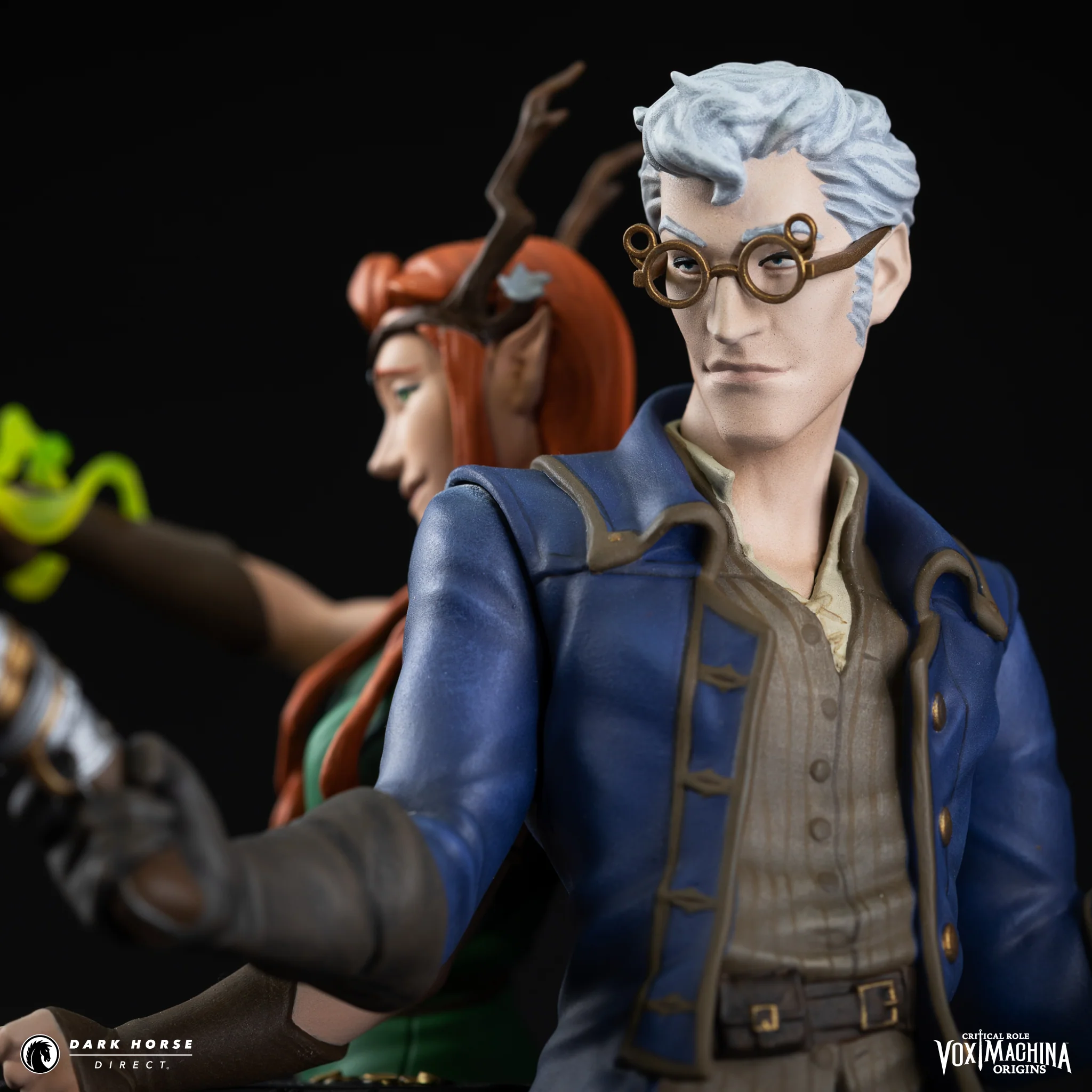 Critical Role: Vox Machina Origins - Keyleth and Percival Fredrickstein von Musel Klossowski de Rolo III Bust - Image 12