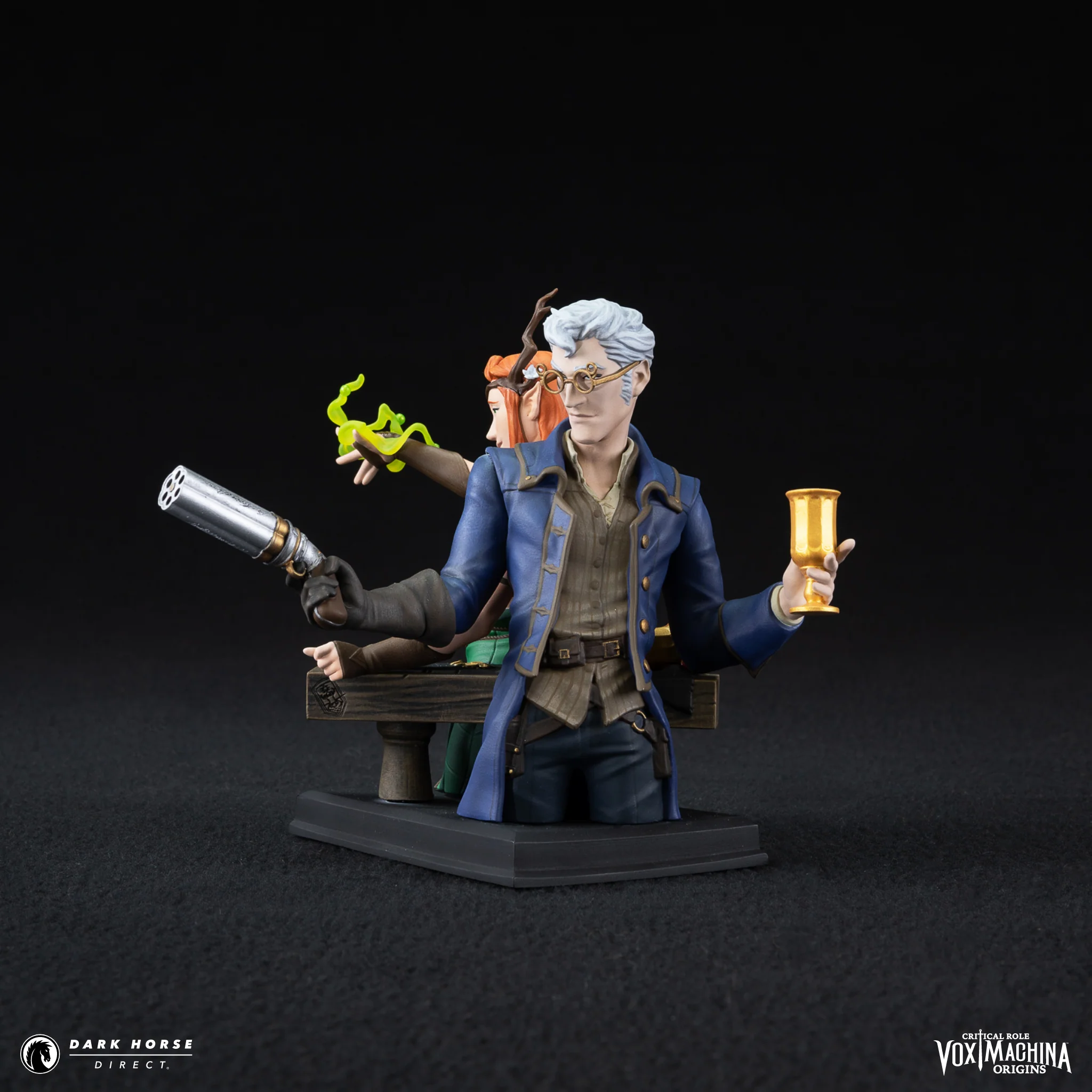 Critical Role: Vox Machina Origins - Keyleth and Percival Fredrickstein von Musel Klossowski de Rolo III Bust - Image 4