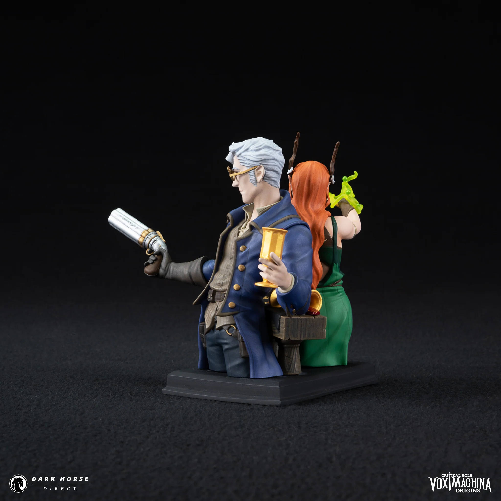 Critical Role: Vox Machina Origins - Keyleth and Percival Fredrickstein von Musel Klossowski de Rolo III Bust - Image 5