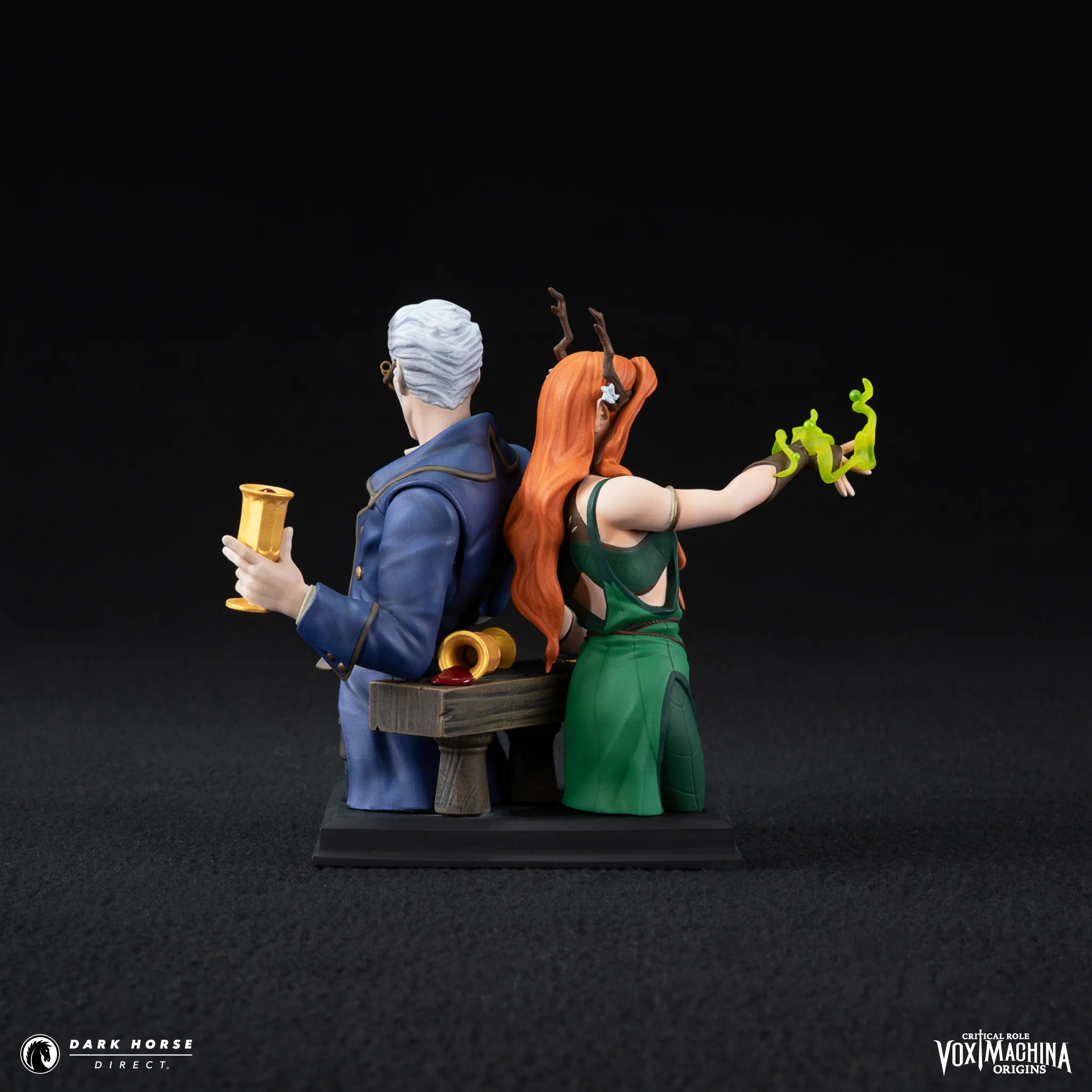 Critical Role: Vox Machina Origins - Keyleth and Percival Fredrickstein von Musel Klossowski de Rolo III Bust - Image 6