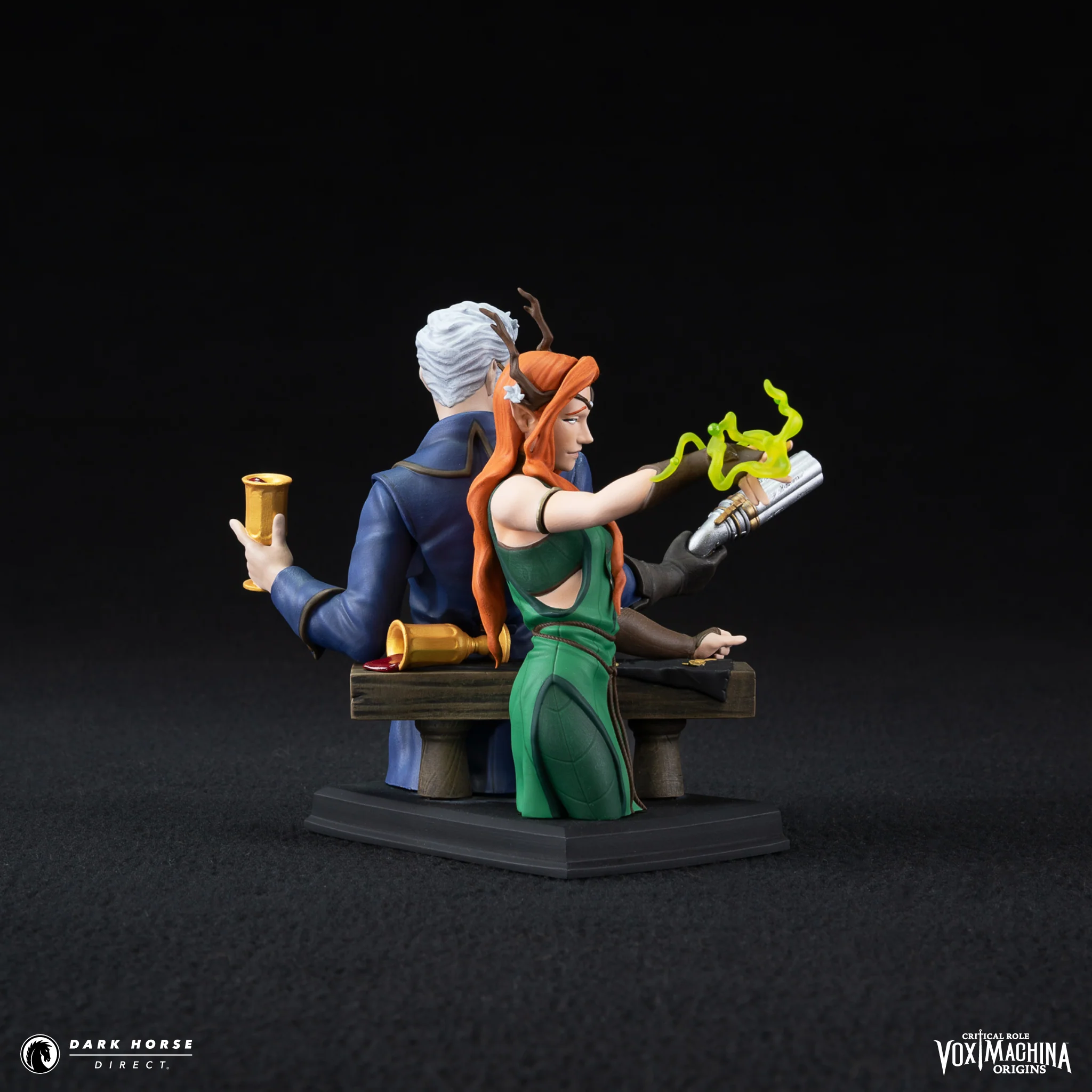 Critical Role: Vox Machina Origins - Keyleth and Percival Fredrickstein von Musel Klossowski de Rolo III Bust - Image 7