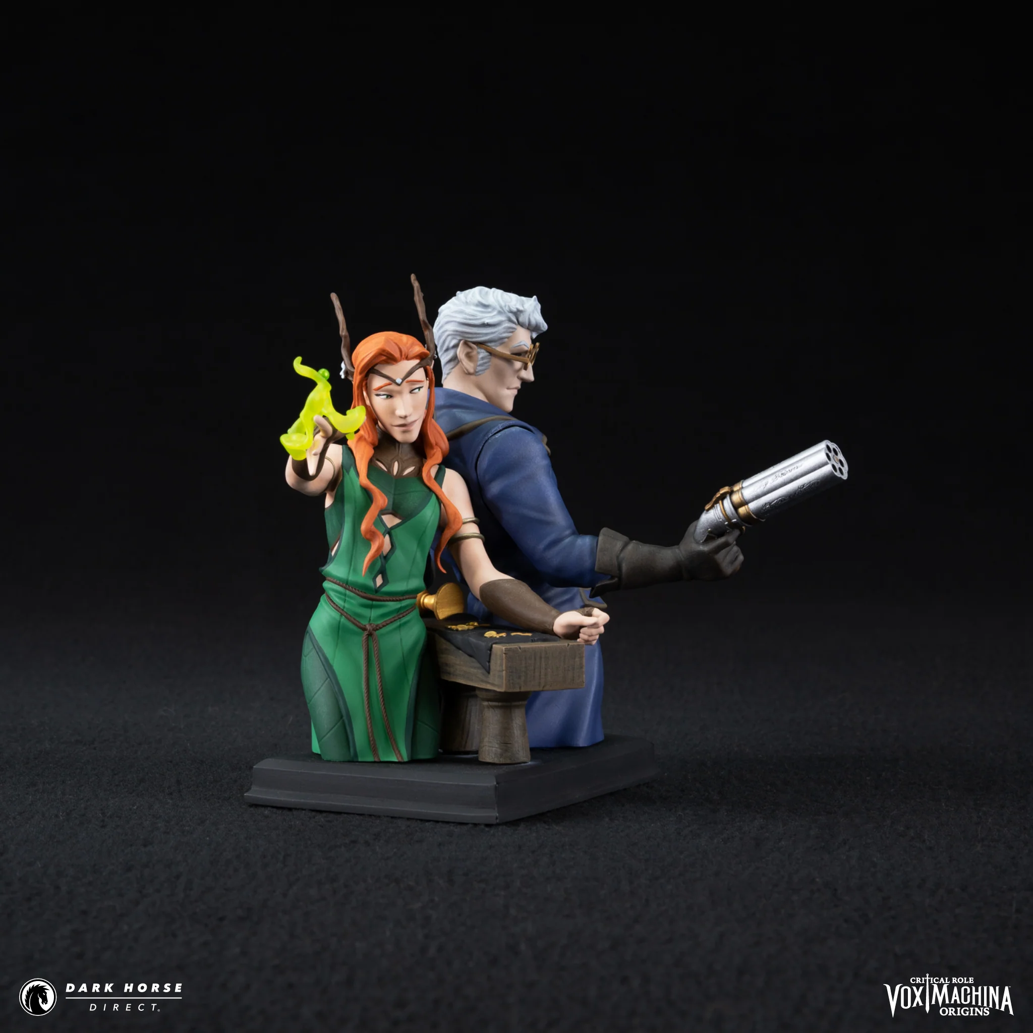 Critical Role: Vox Machina Origins - Keyleth and Percival Fredrickstein von Musel Klossowski de Rolo III Bust - Image 8