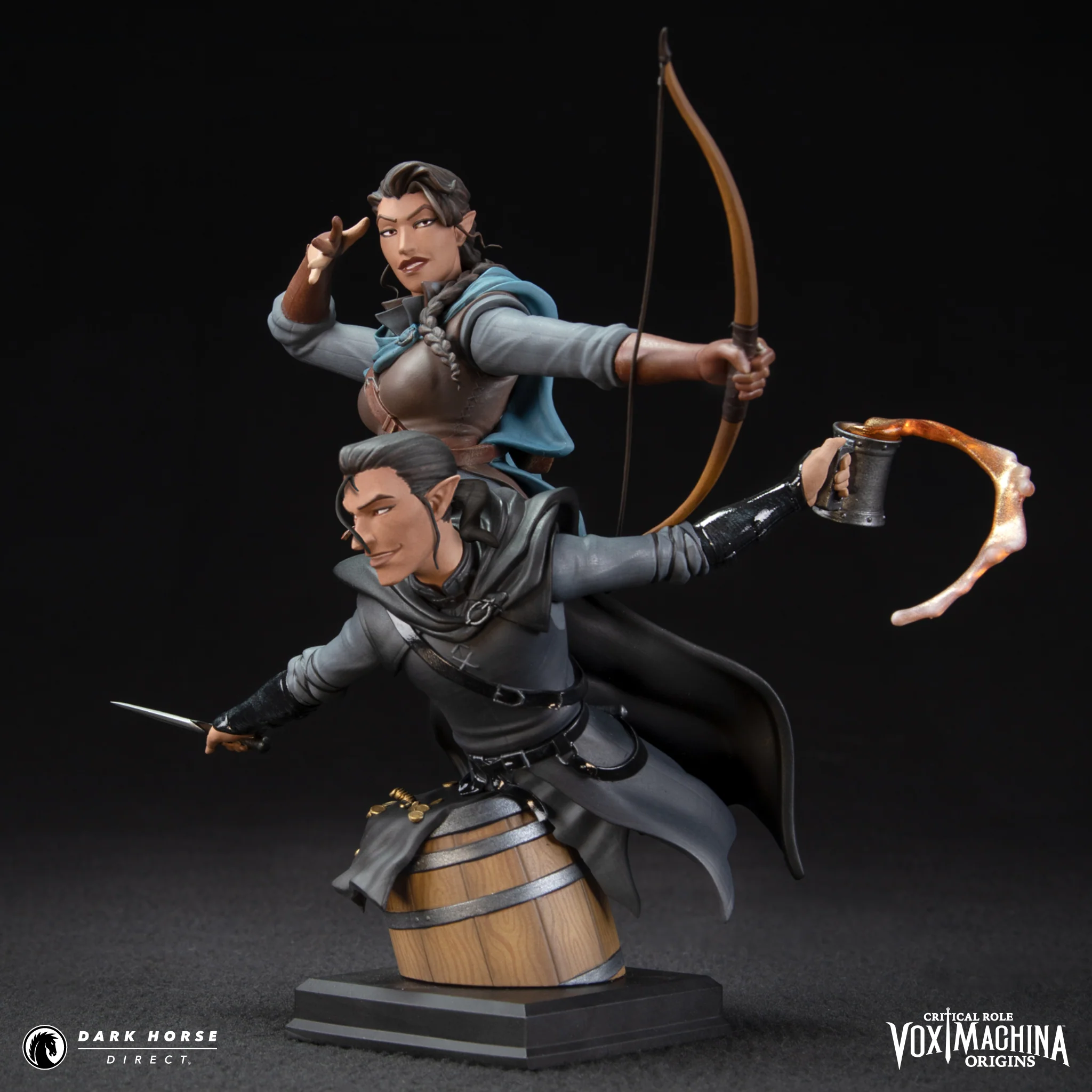 Critical Role: Vox Machina Origins - Vex'ahlia and Vax'ildan Bust - Image 7