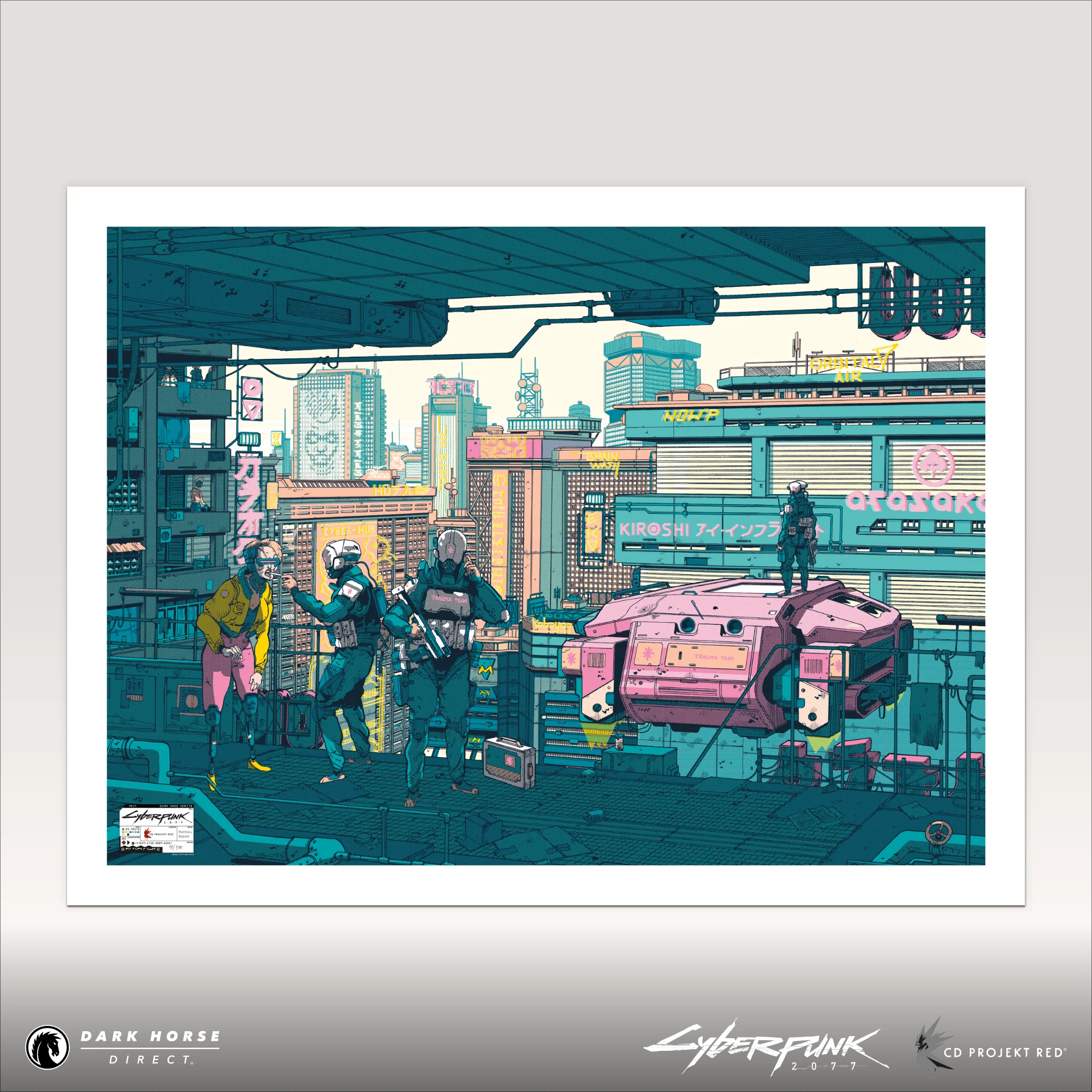 Cyberpunk 2077: Night City Fine Art Print - Image 3