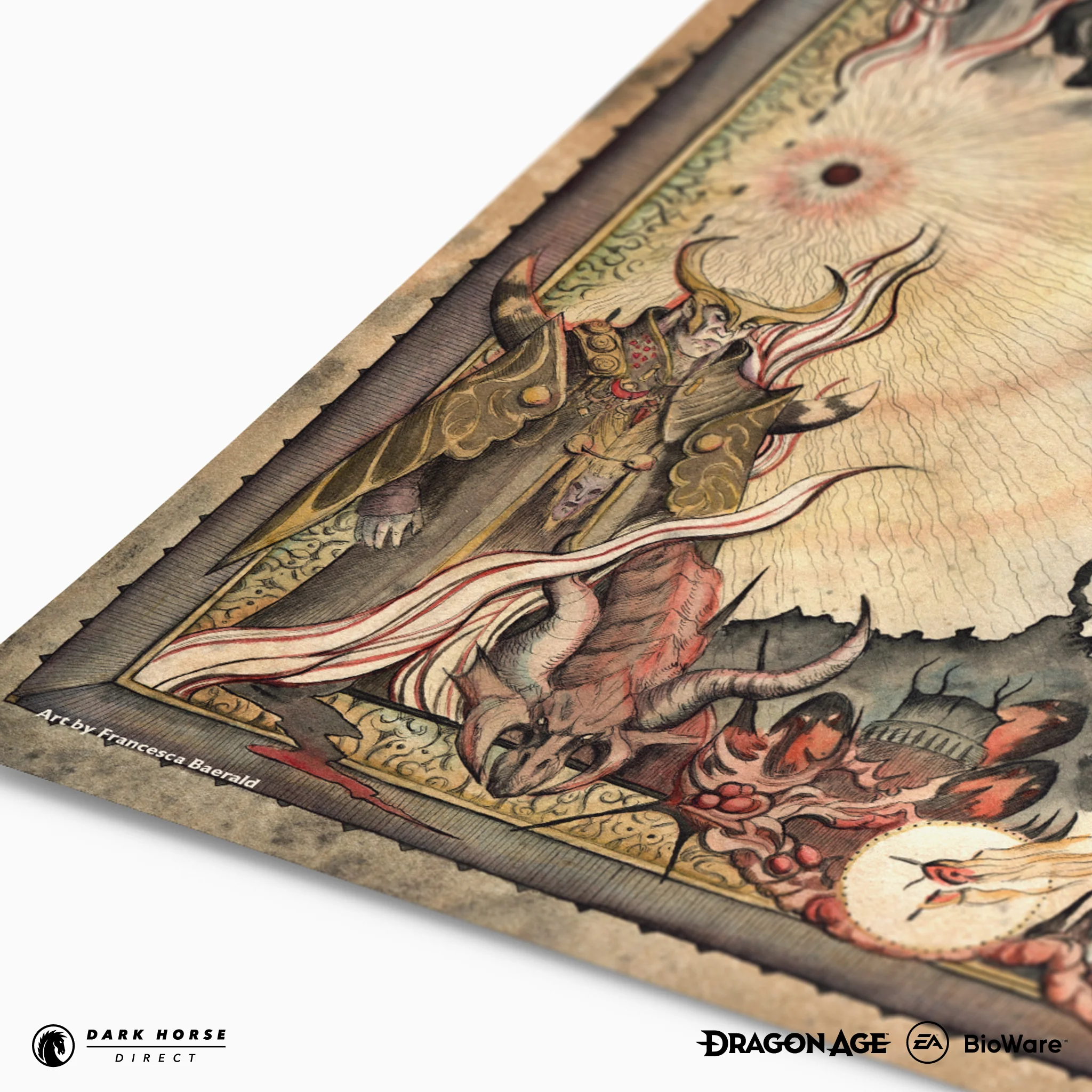 Dragon Age: The Veilguard - Thedas Map Fine Art Print - Image 6