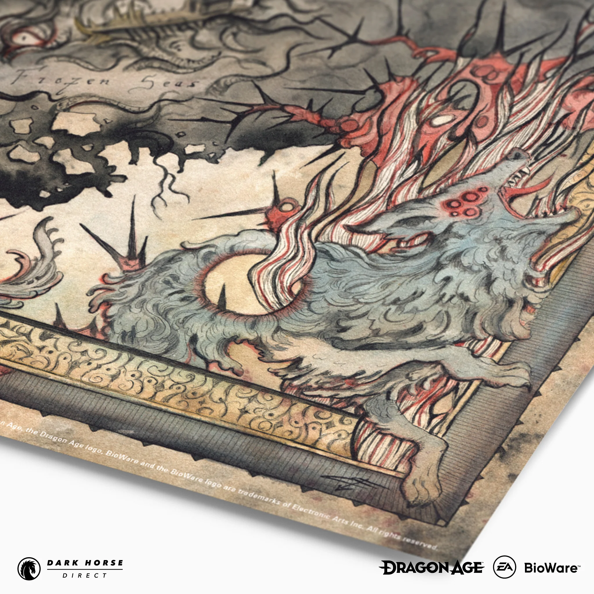 Dragon Age: The Veilguard - Thedas Map Fine Art Print - Image 9