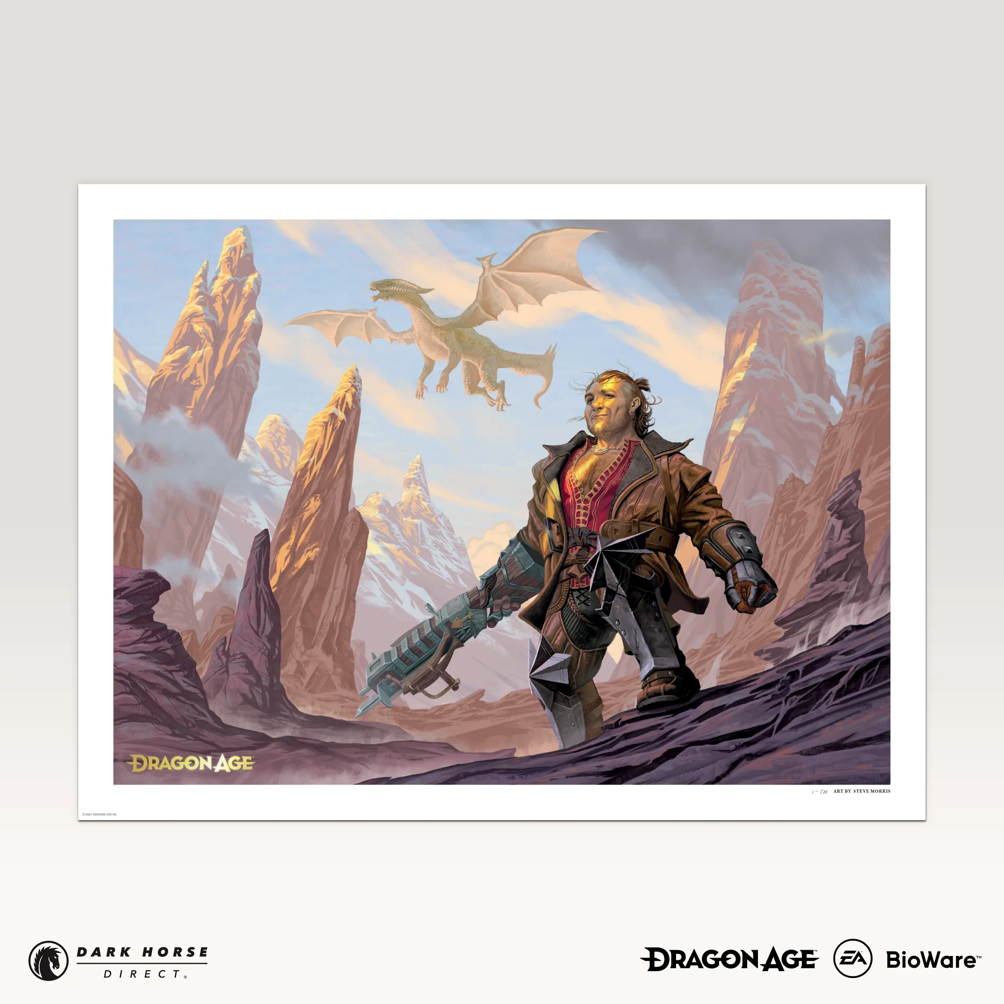 Dragon Age: Varric Fine Art Print - Image 3