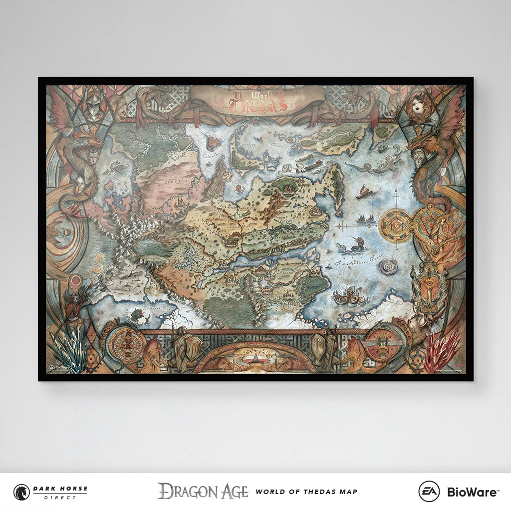 Dragon Age: The World of Thedas Map - Image 4