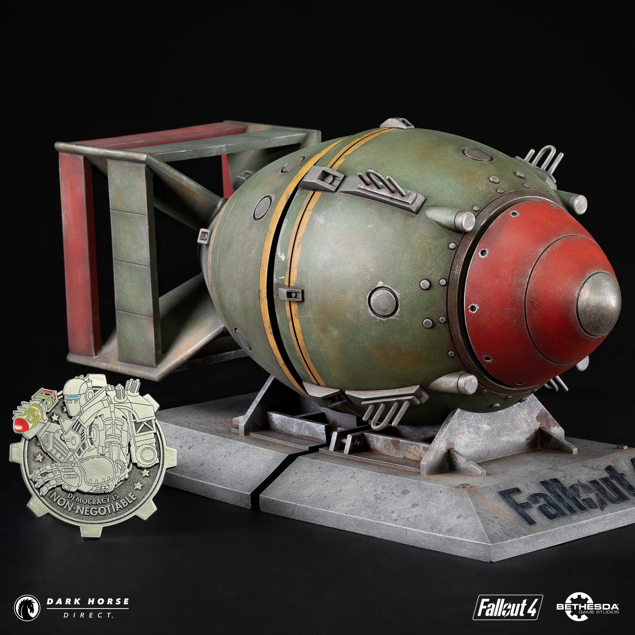 Fallout 4: Liberty Prime Nuke Bomb Bookends - Image 14