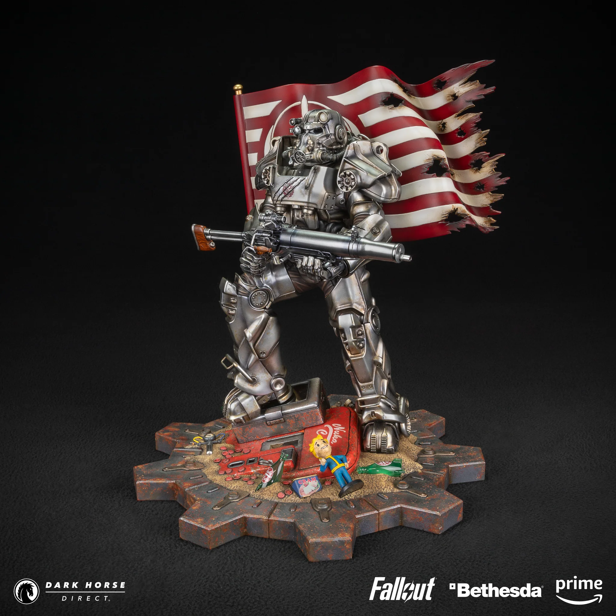 Fallout (Amazon): Brotherhood of Steel Premium Statue - Image 4