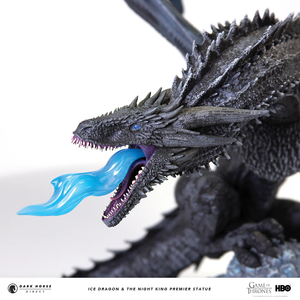 Game of Thrones: Ice Dragon & The Night King Premier Statue - Image 11