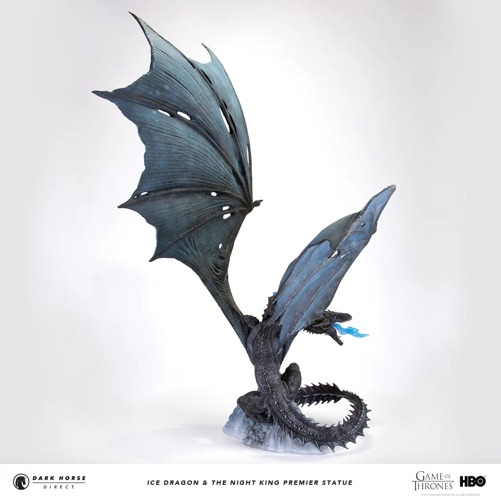 Game of Thrones: Ice Dragon & The Night King Premier Statue - Image 3