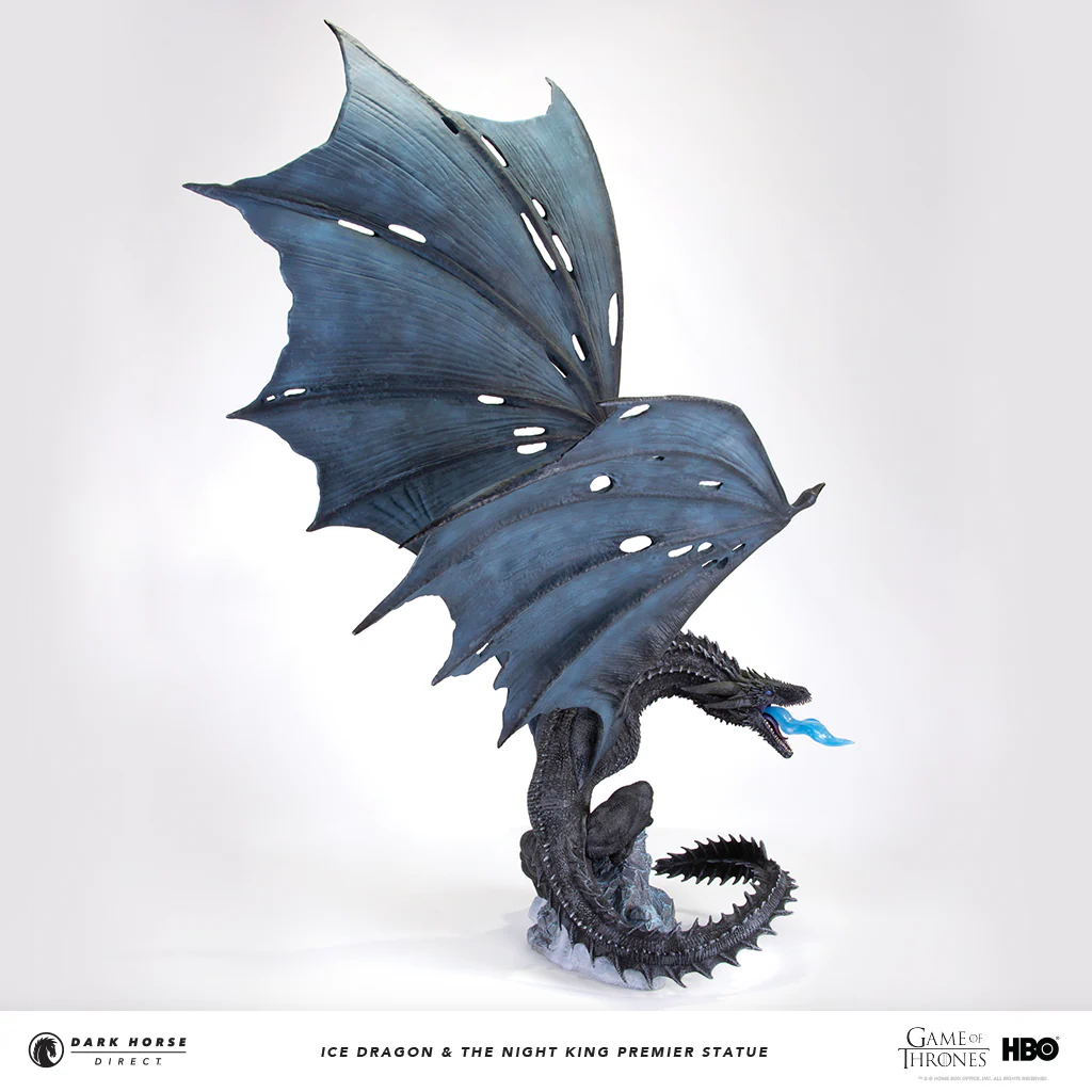 Game of Thrones: Ice Dragon & The Night King Premier Statue - Image 4