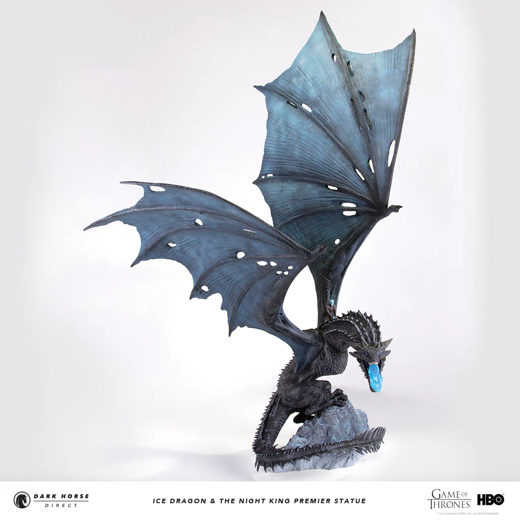 Game of Thrones: Ice Dragon & The Night King Premier Statue - Image 5