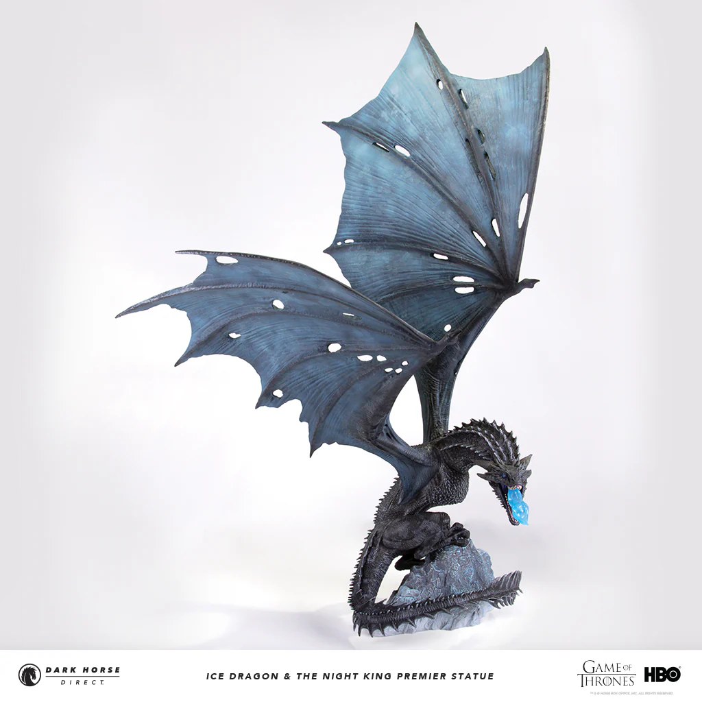 Game of Thrones: Ice Dragon & The Night King Premier Statue - Image 6