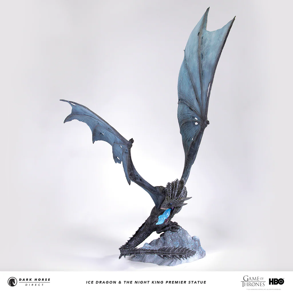 Game of Thrones: Ice Dragon & The Night King Premier Statue - Image 7