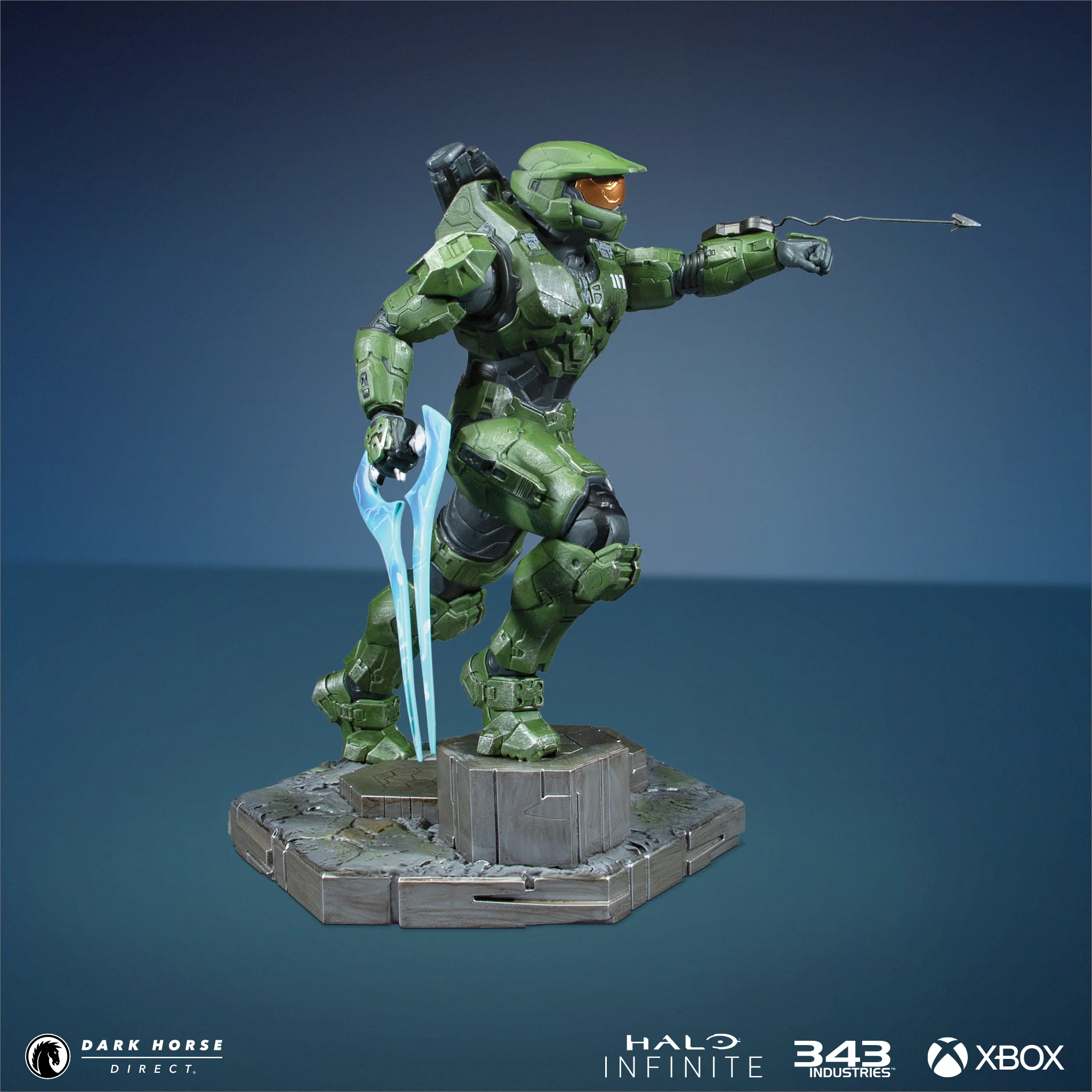 Halo Infinite: Master Chief With Grappleshot PVC Statue - Image 11