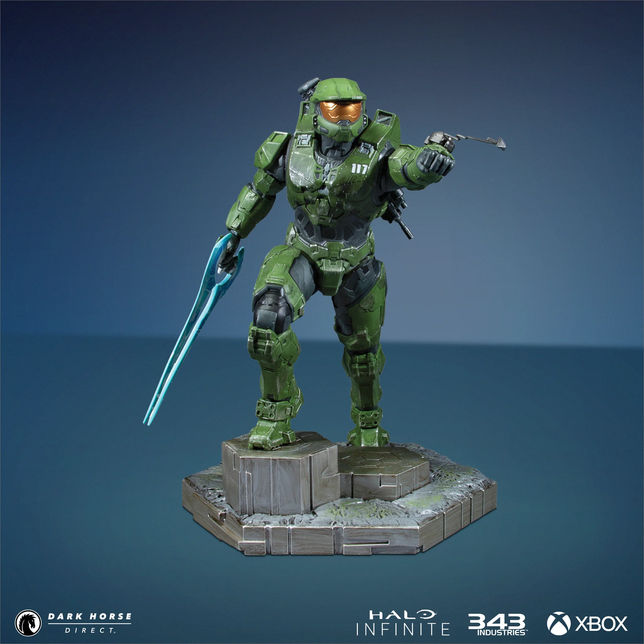 Halo Infinite: Master Chief With Grappleshot PVC Statue - Image 12