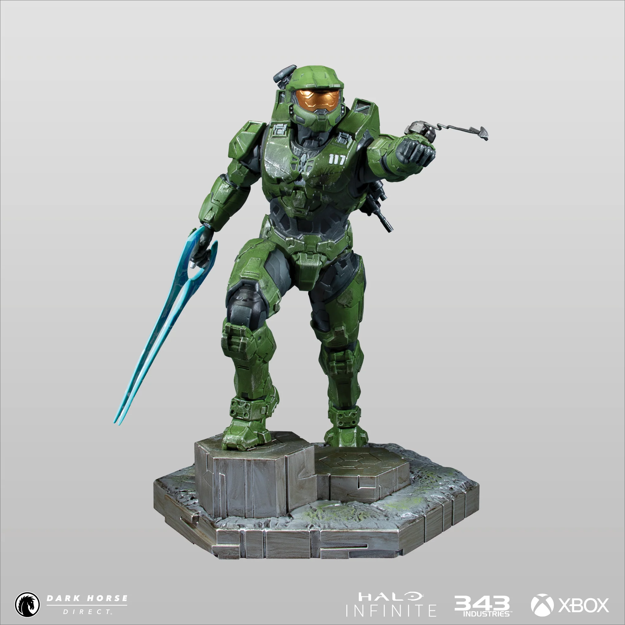 Halo Infinite: Master Chief With Grappleshot PVC Statue - Image 3