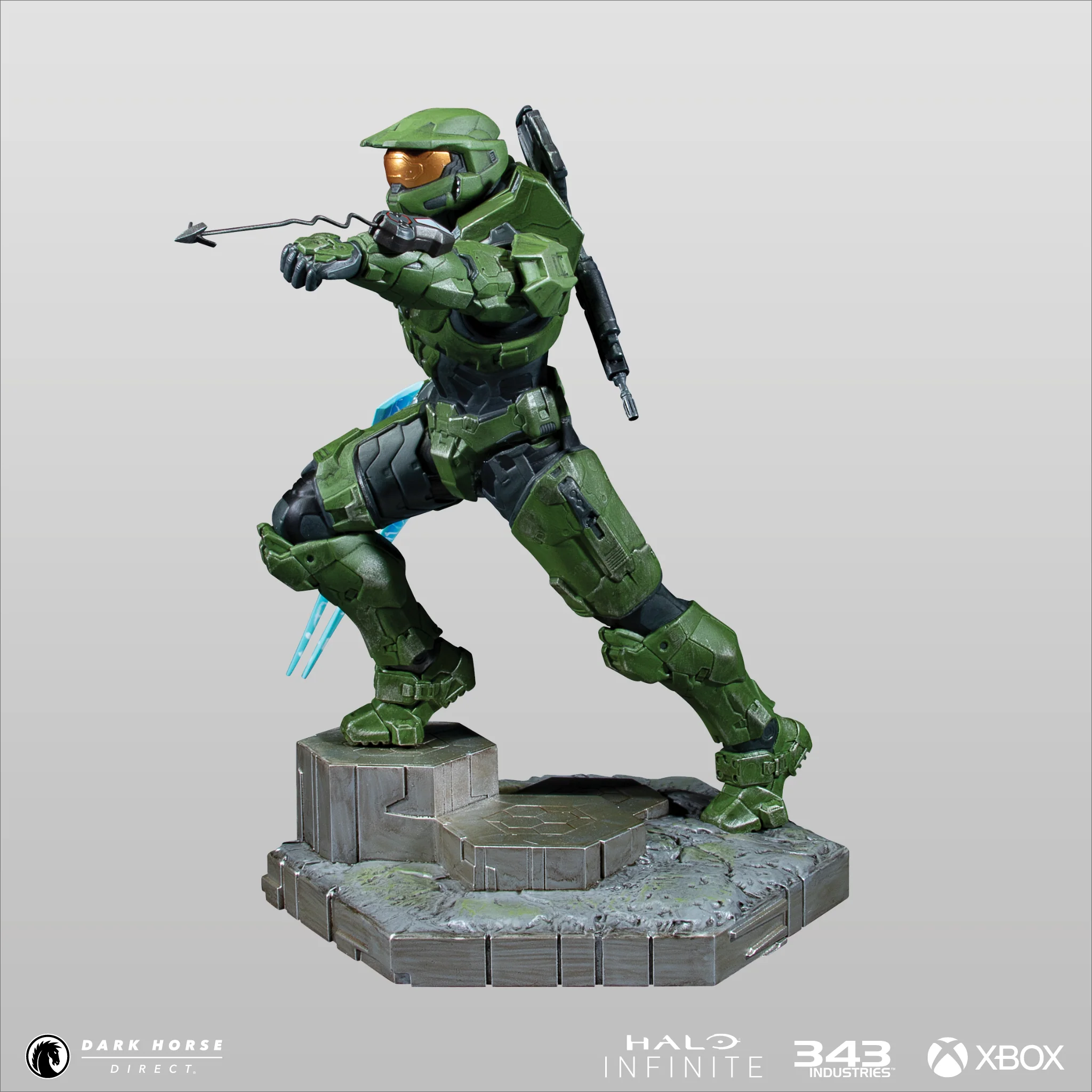 Halo Infinite: Master Chief With Grappleshot PVC Statue - Image 4