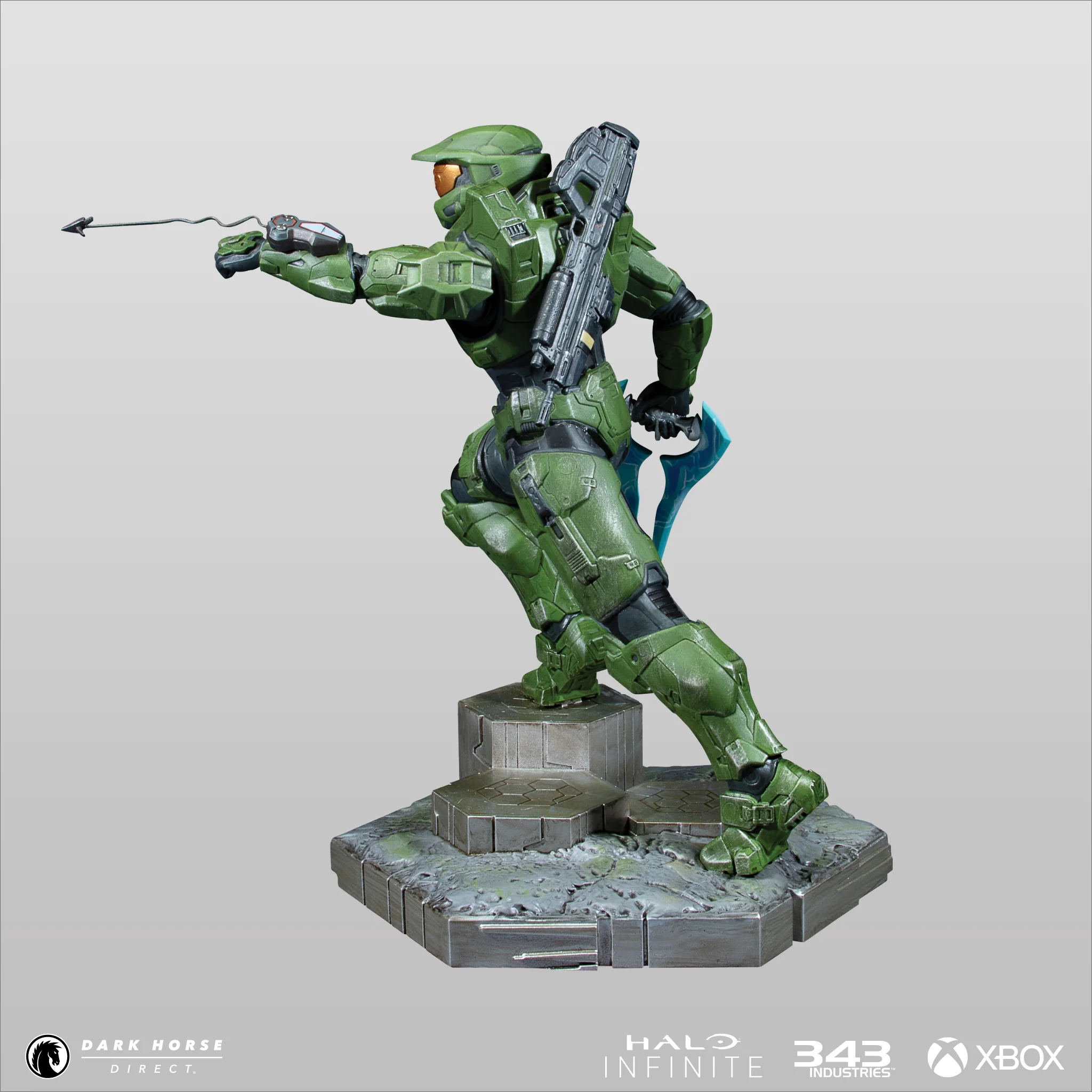 Halo Infinite: Master Chief With Grappleshot PVC Statue - Image 5
