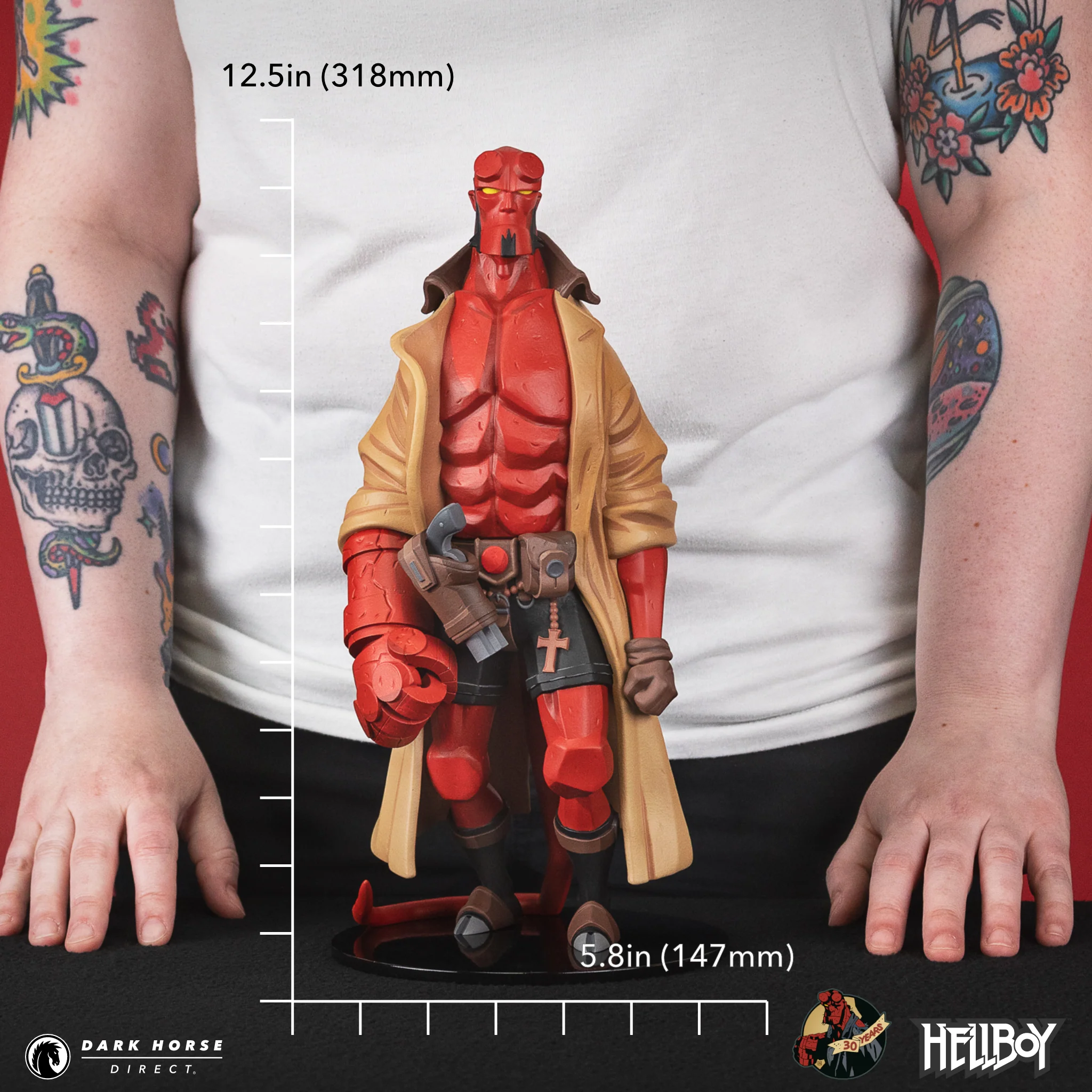 Hellboy 30th Anniversary Deluxe Vinyl Figure - Image 2