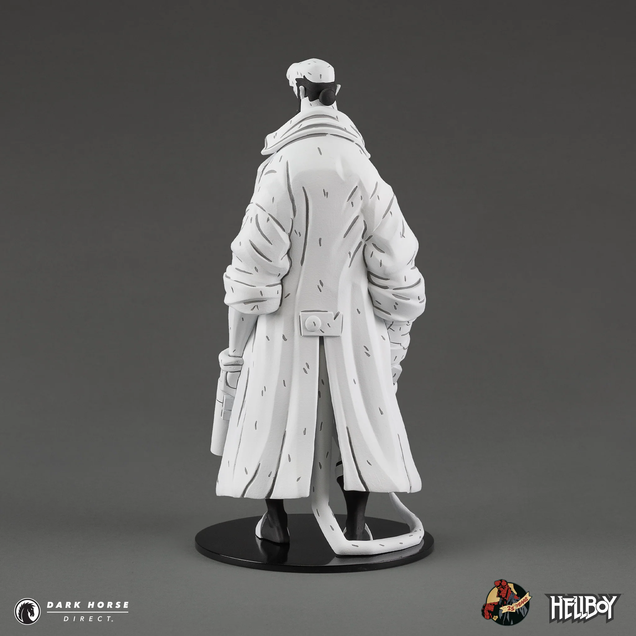 Hellboy 30th Anniversary Deluxe Vinyl Figure (Black and White Variant) - Image 5