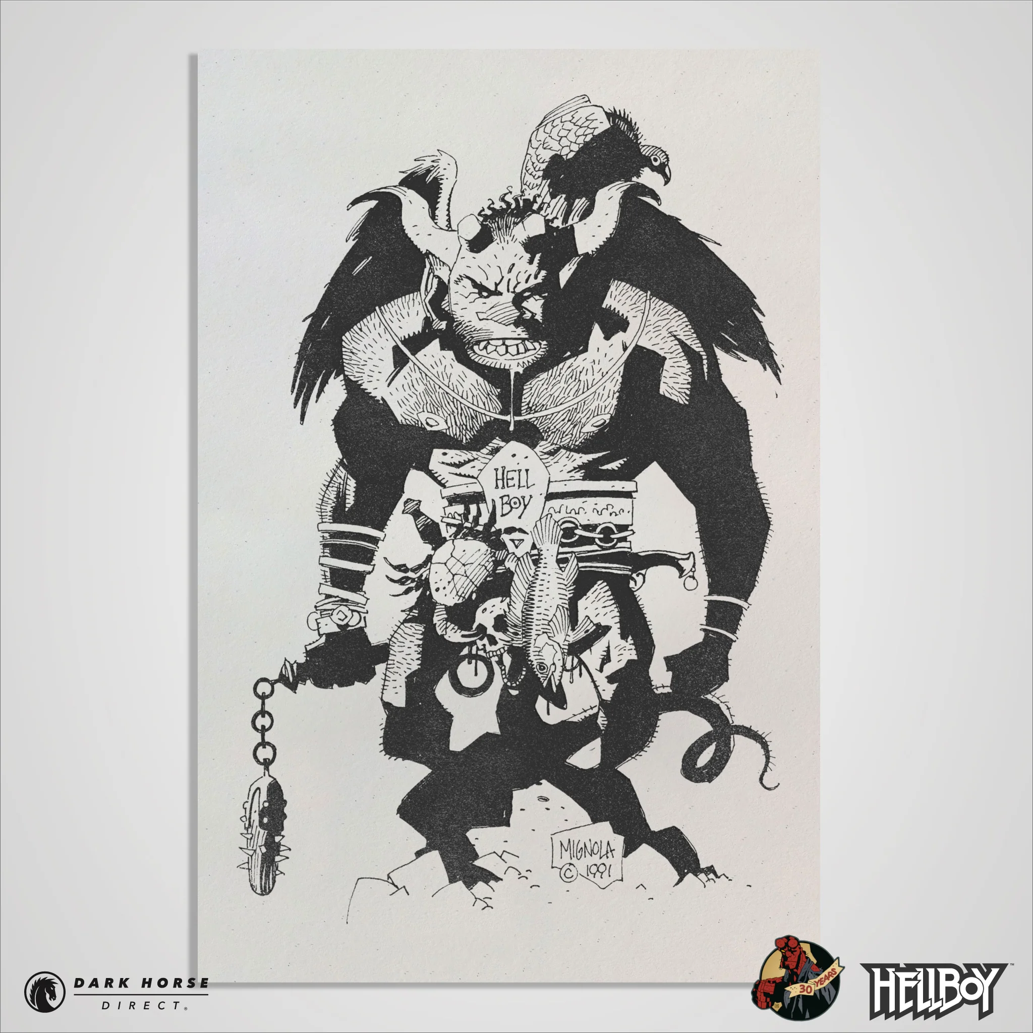 Hellboy 30th Anniversary: Letterpress Set (Convention Exclusive) - Image 3
