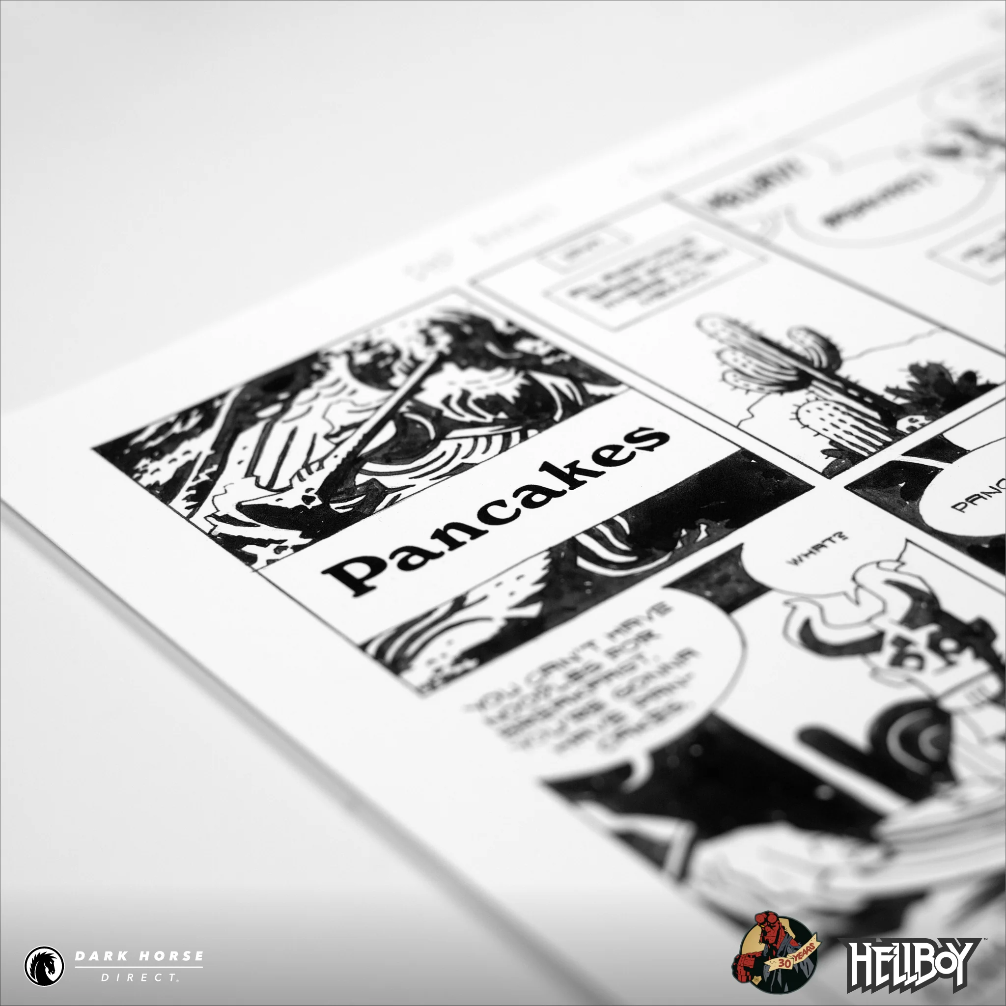 Hellboy 30th Anniversary: Pancakes! Screenprint - Image 5