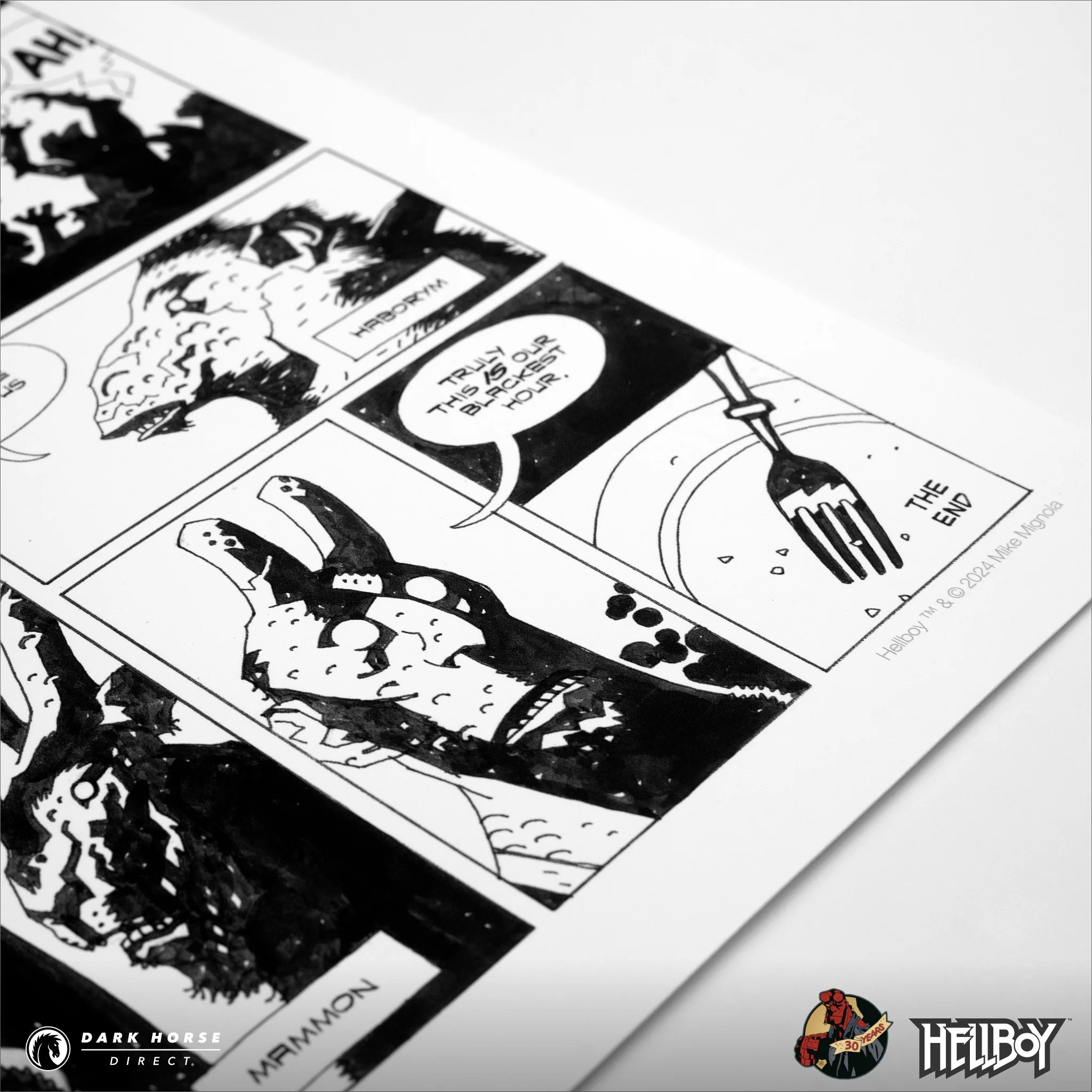 Hellboy 30th Anniversary: Pancakes! Screenprint - Image 9