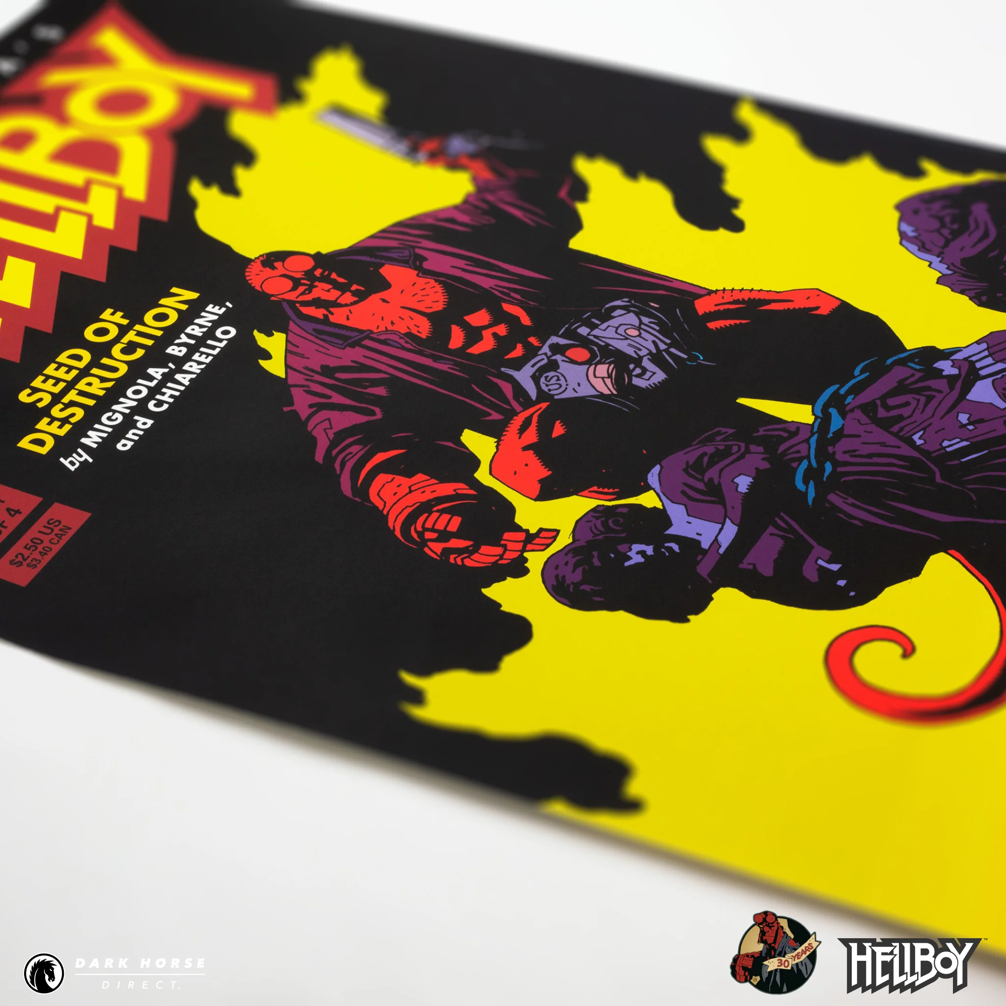 Hellboy 30th Anniversary: Seed of Destruction #1 Screenprint - Image 3