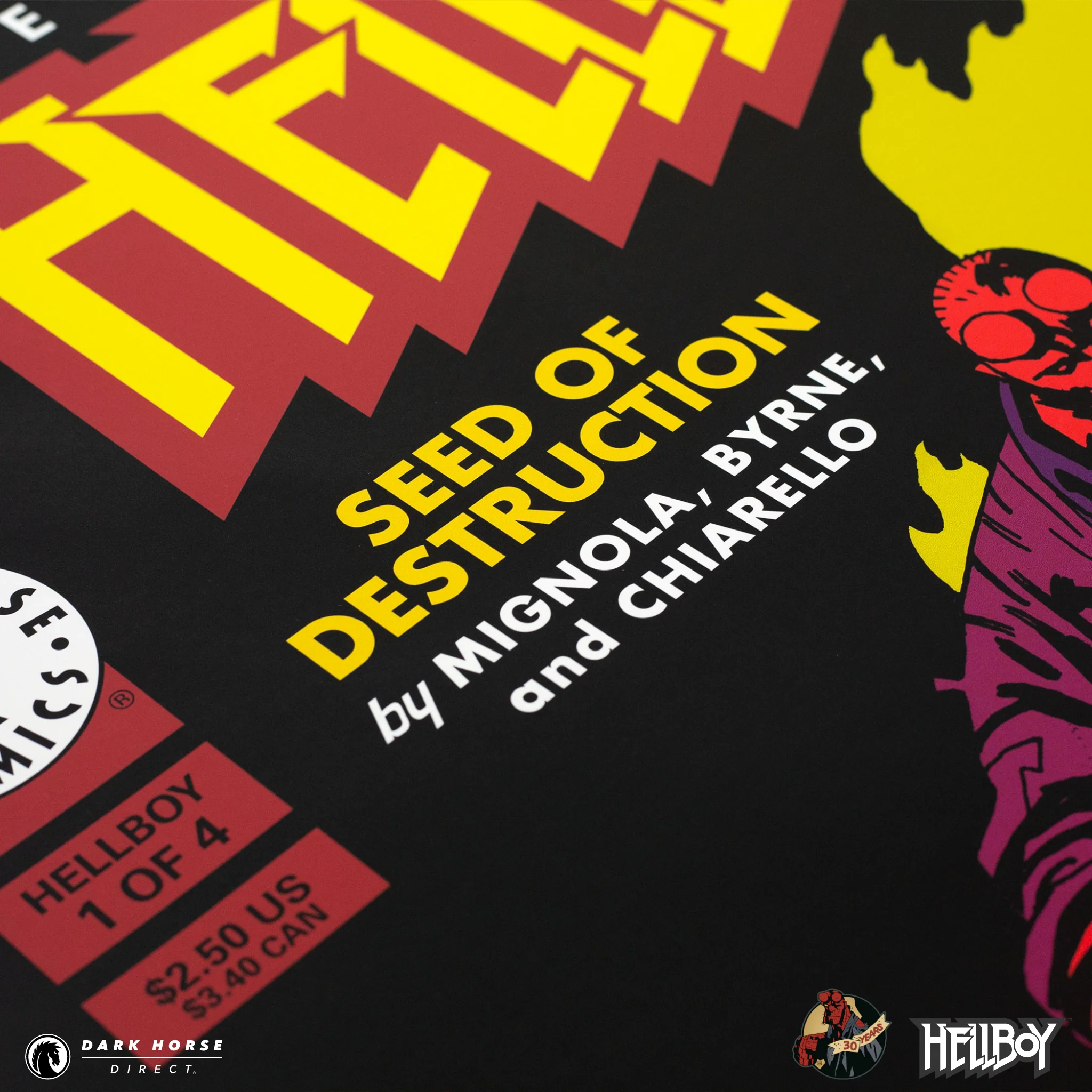 Hellboy 30th Anniversary: Seed of Destruction #1 Screenprint - Image 5