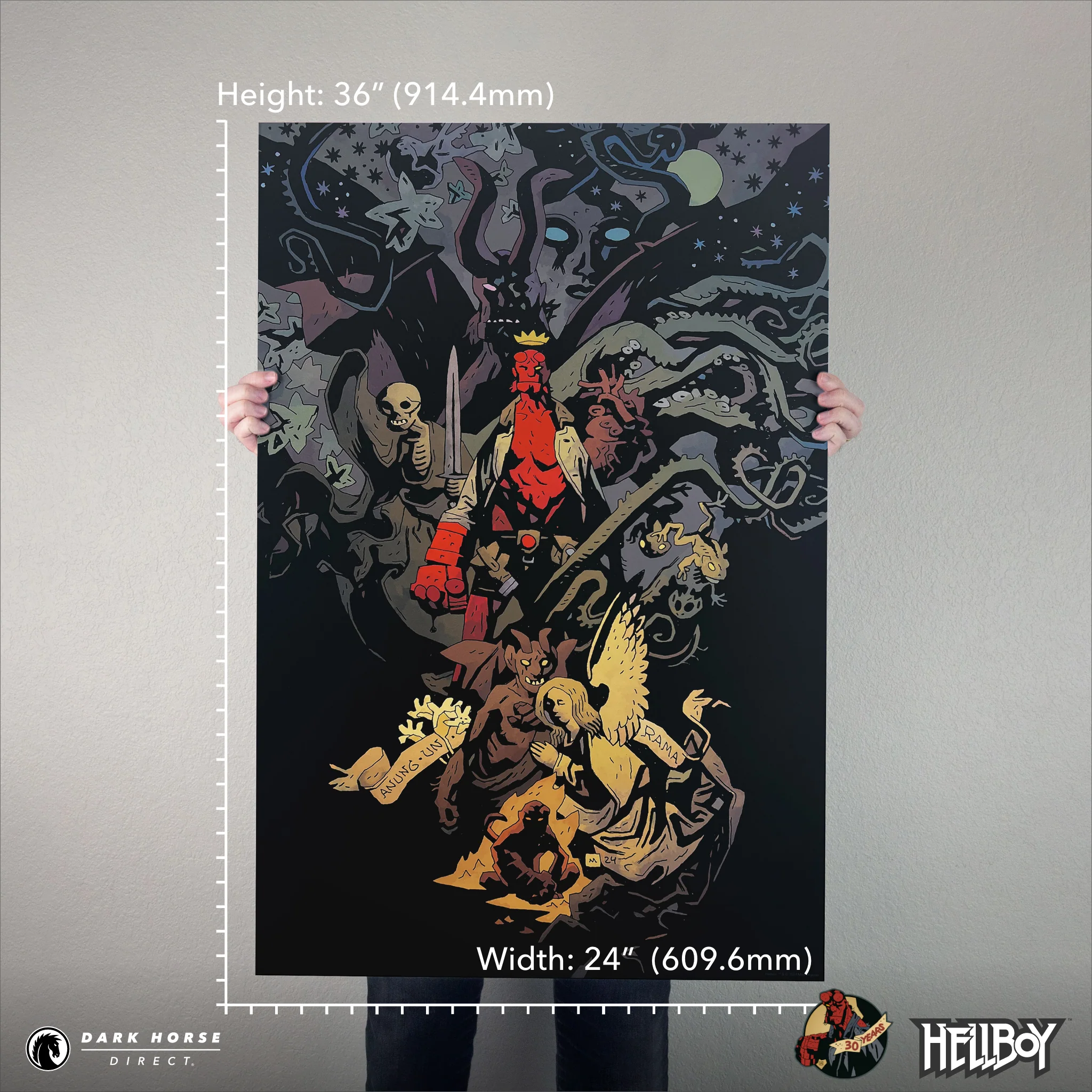 Hellboy 30th Anniversary Special Screenprint - Image 2
