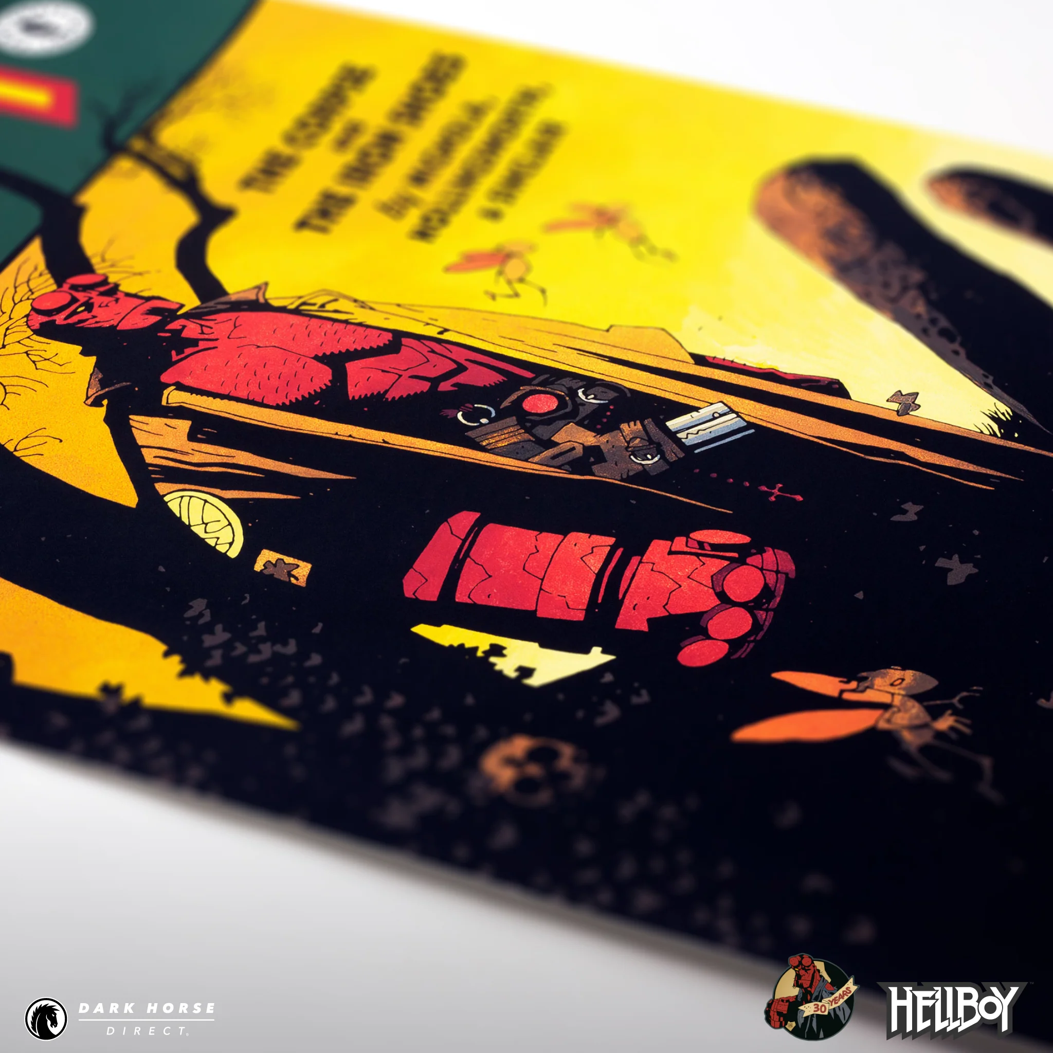 Hellboy 30th Anniversary: The Corpse and The Iron Shoes Screenprint - Image 3
