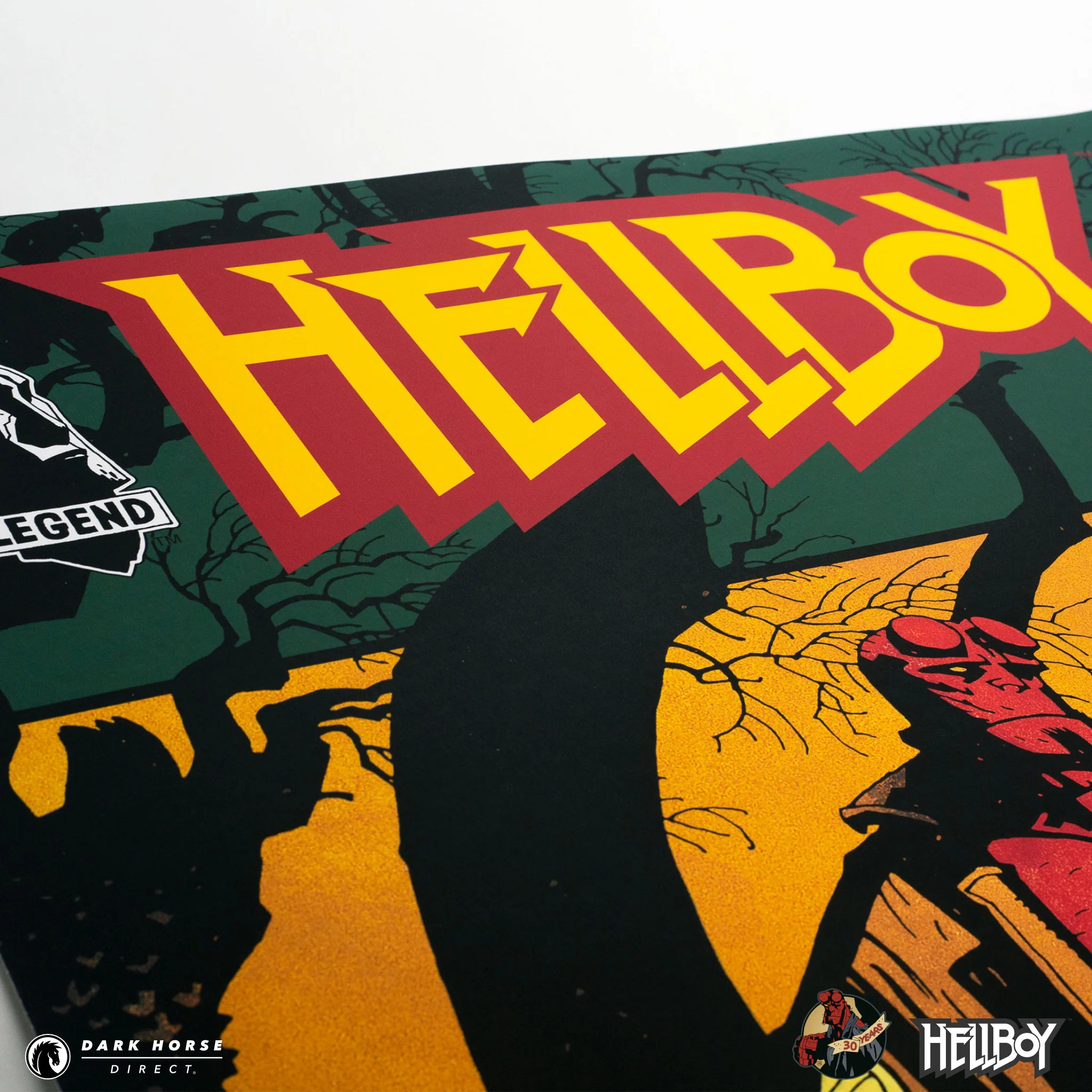 Hellboy 30th Anniversary: The Corpse and The Iron Shoes Screenprint - Image 4